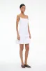 ARI MINI DRESS | WHITE sold by STAUD