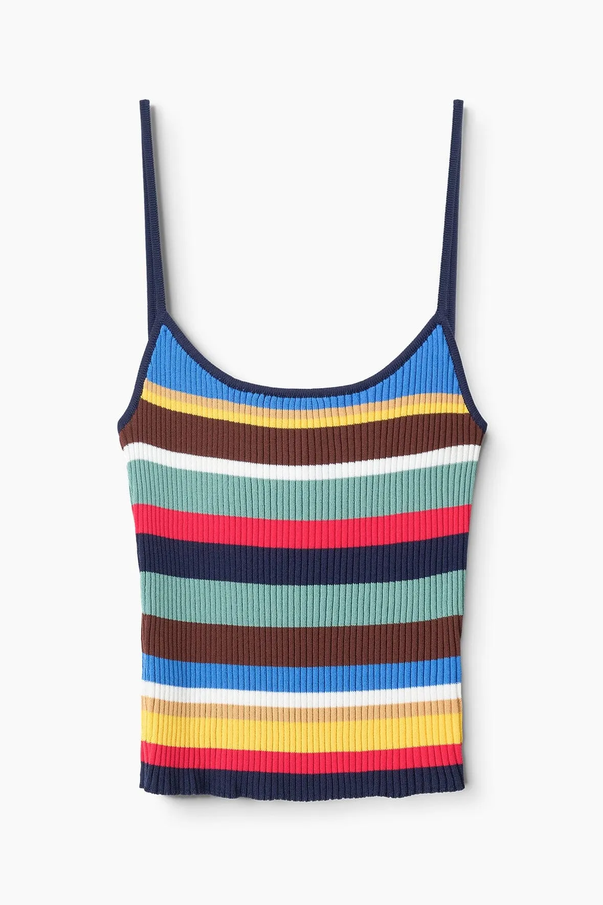 SOLEIL TANK | MARKET STRIPE sold by STAUD product image thumbnail 4