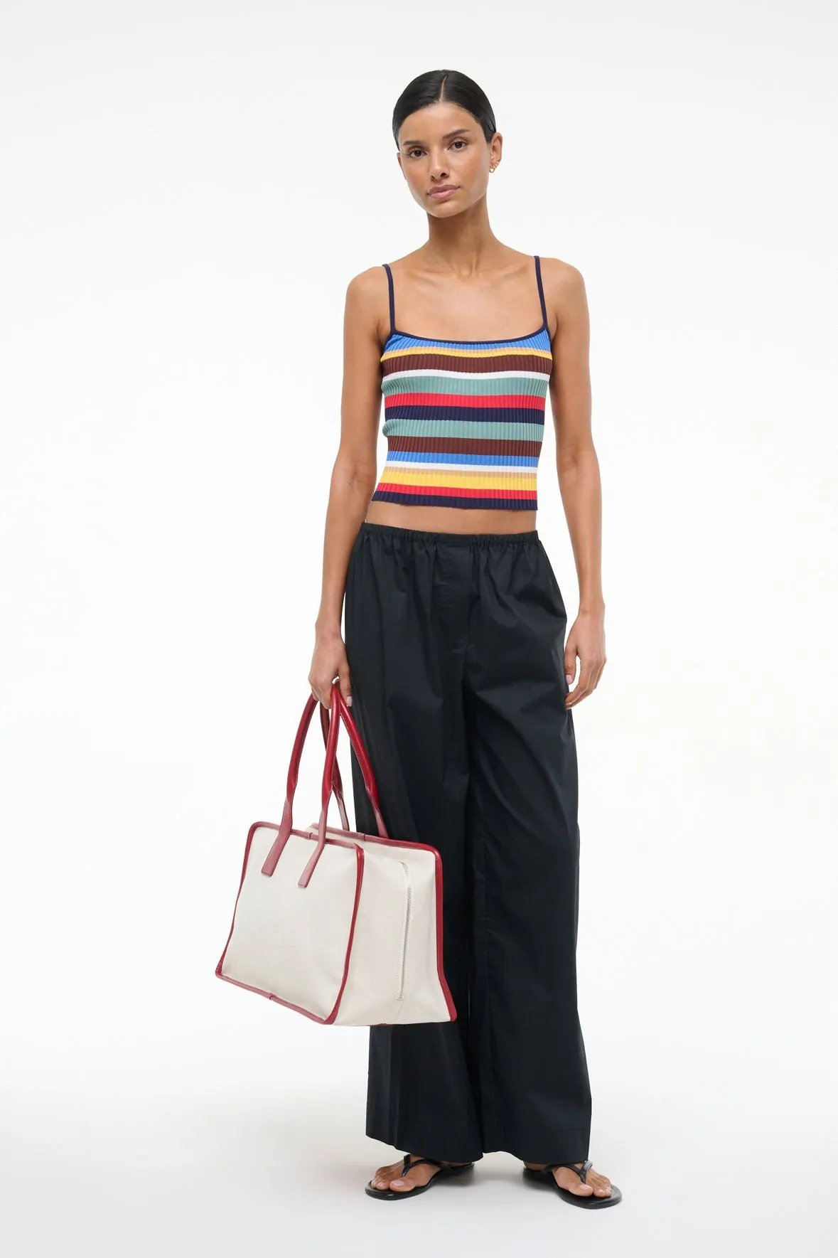 SOLEIL TANK | MARKET STRIPE sold by STAUD product image thumbnail 2