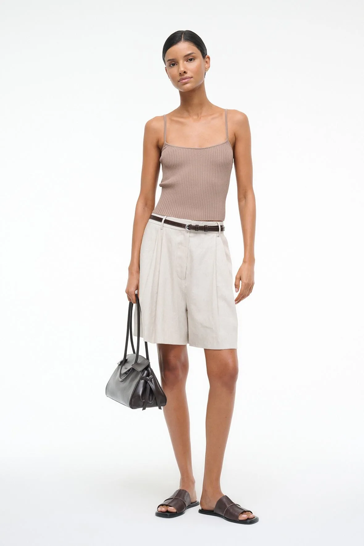 SOLEIL TANK | TAUPE sold by STAUD