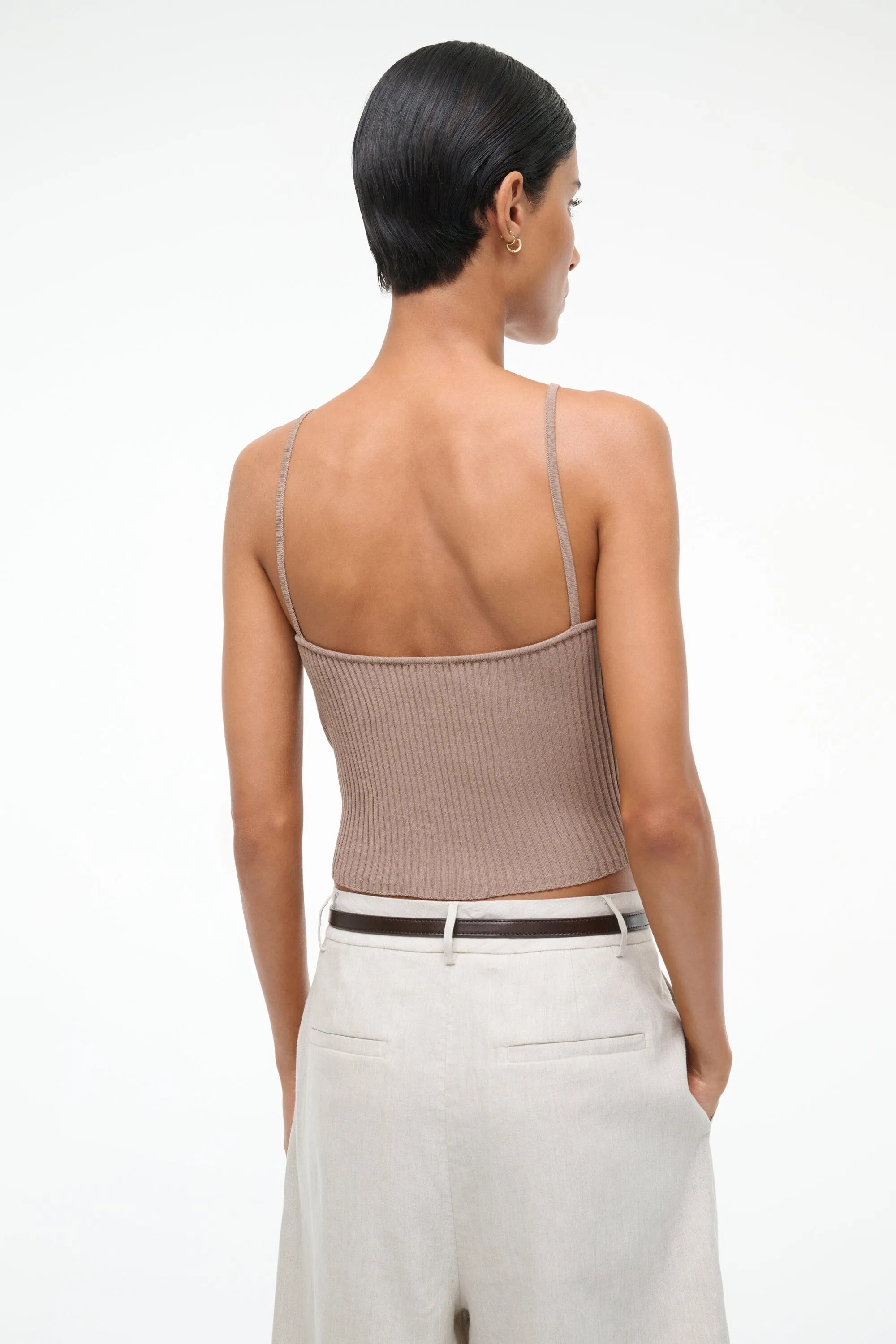 SOLEIL TANK | TAUPE sold by STAUD product image thumbnail 3