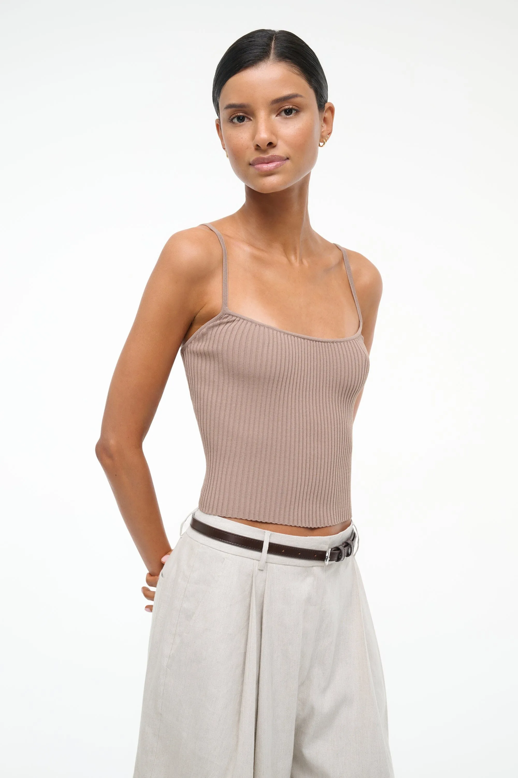 SOLEIL TANK | TAUPE sold by STAUD product image thumbnail 2