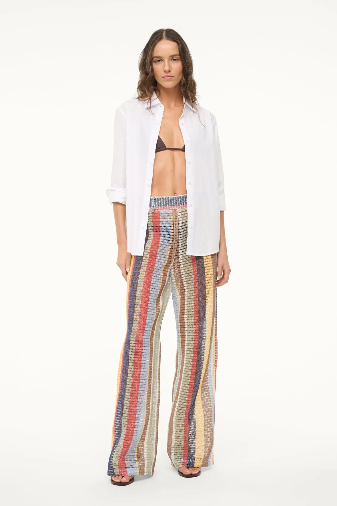 CORA PANT | MARKET STRIPE sold by STAUD product image thumbnail 3
