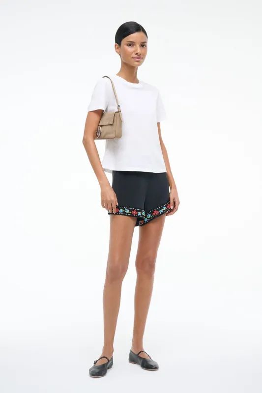 VON SILK SHORT | BLACK sold by STAUD