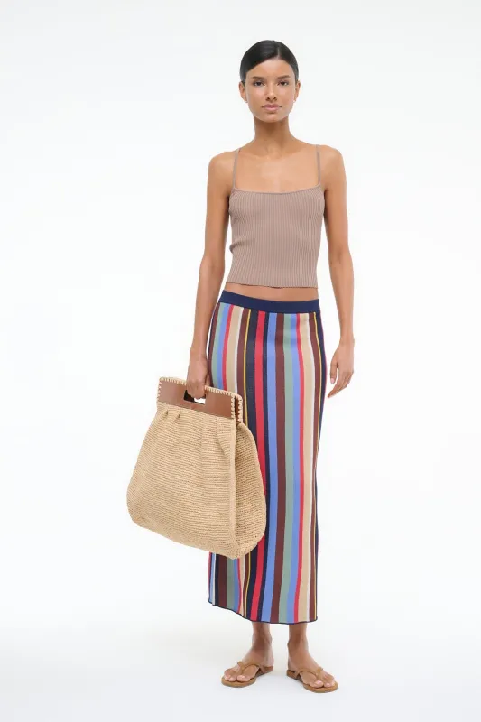 KARINA SKIRT | MARKET STRIPE sold by STAUD
