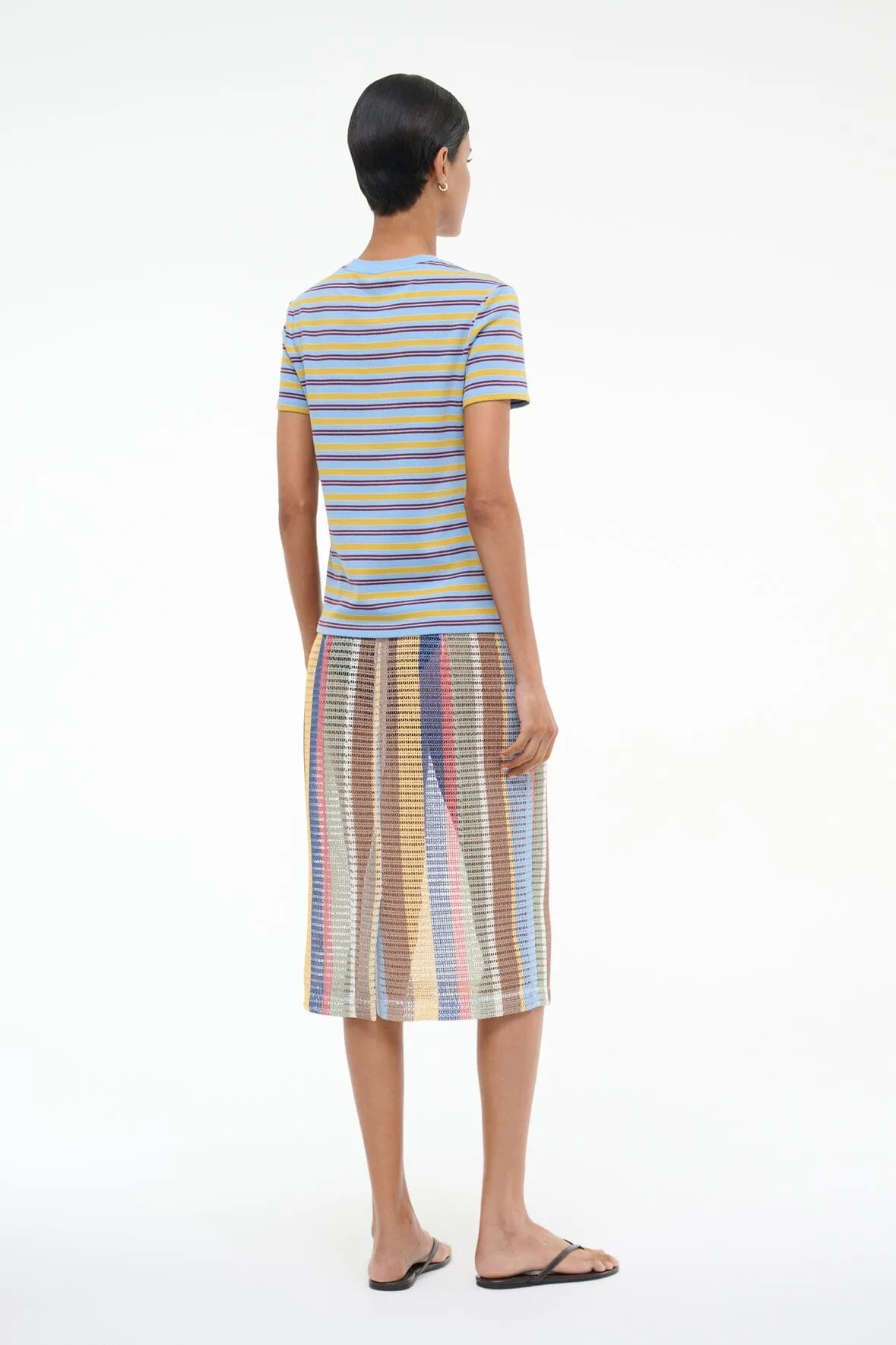 VIA SKIRT | MARKET STRIPE sold by STAUD product image thumbnail 5