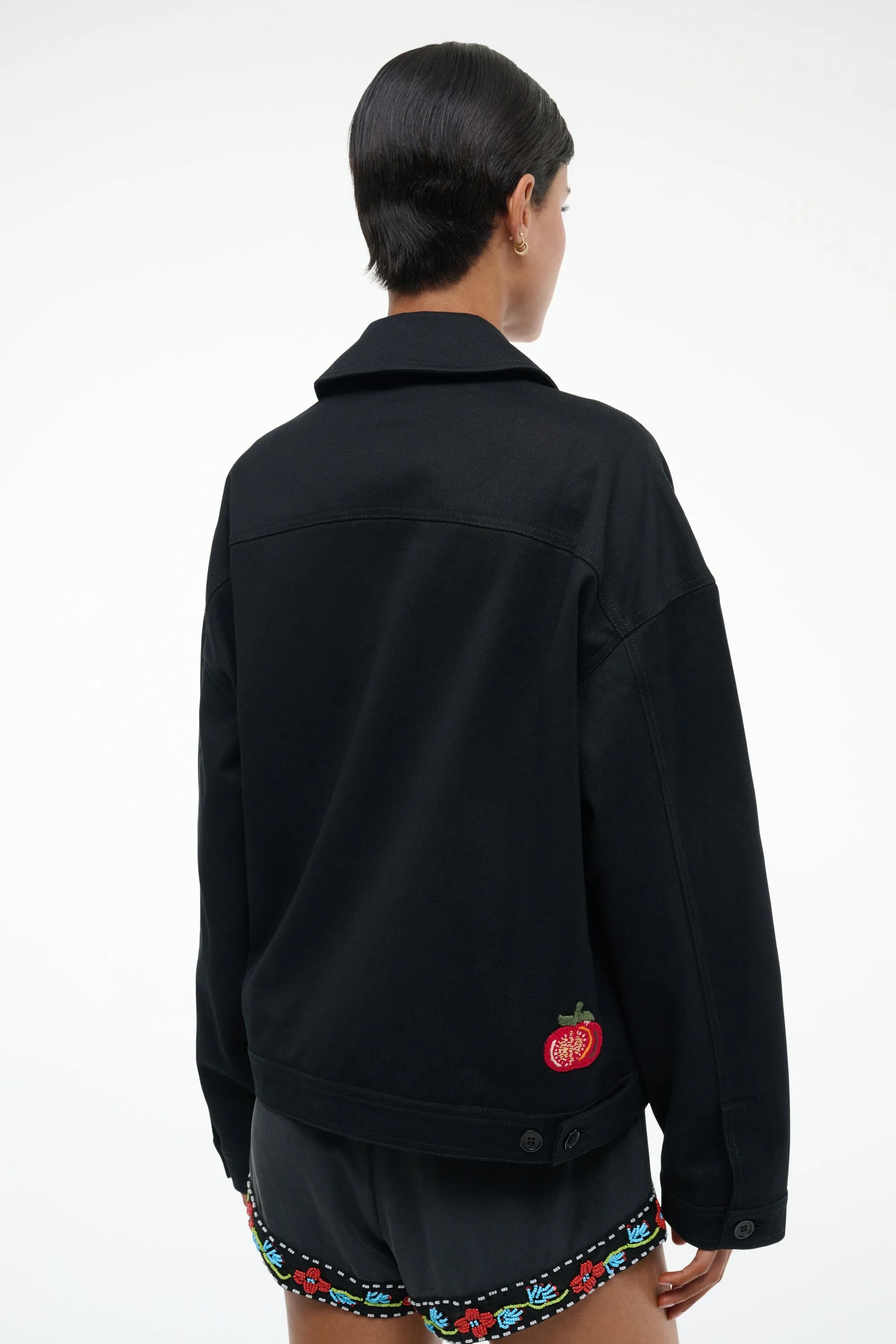 JANE JACKET | BLACK sold by STAUD product image thumbnail 5