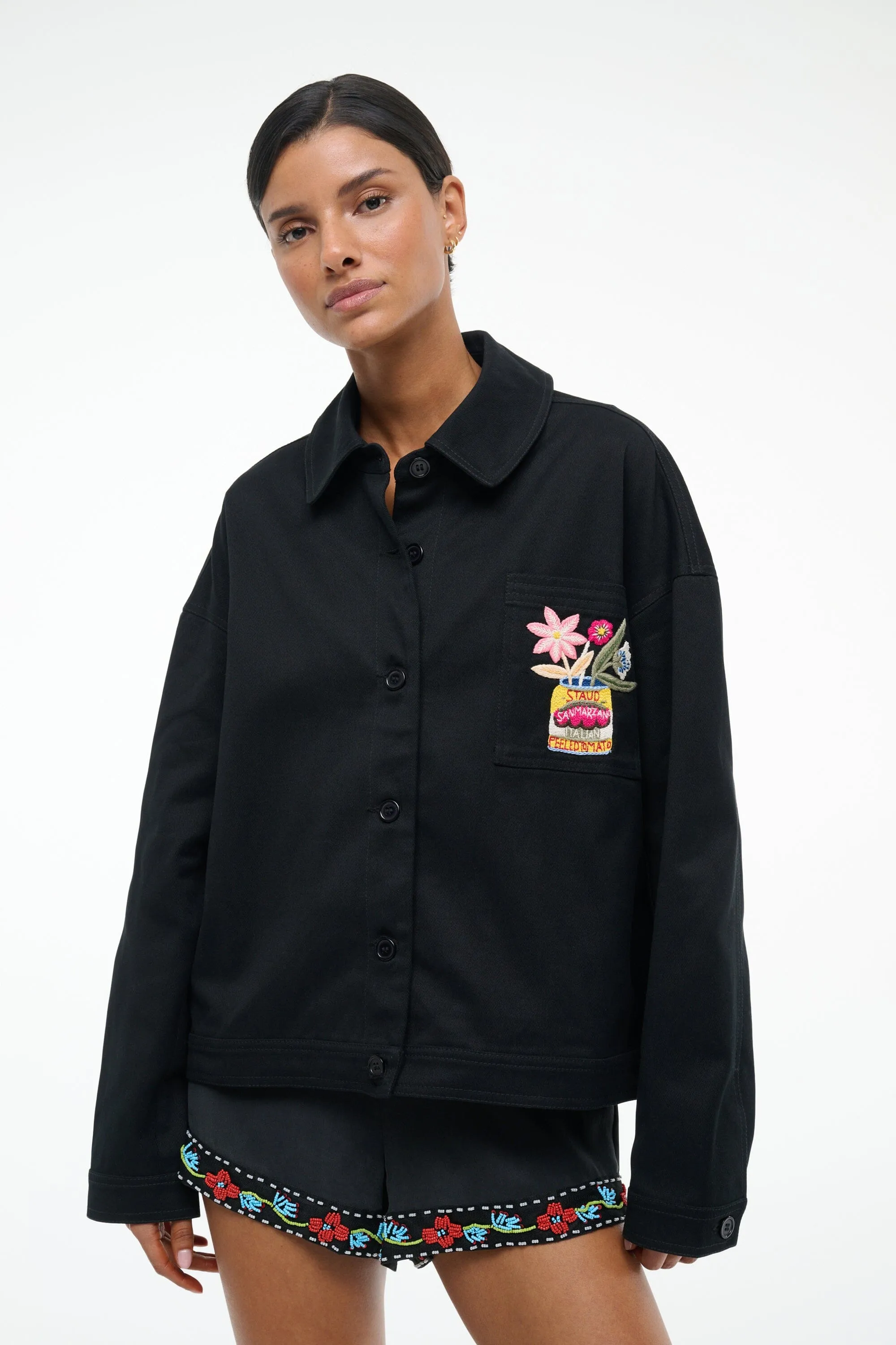 JANE JACKET | BLACK sold by STAUD product image thumbnail 2