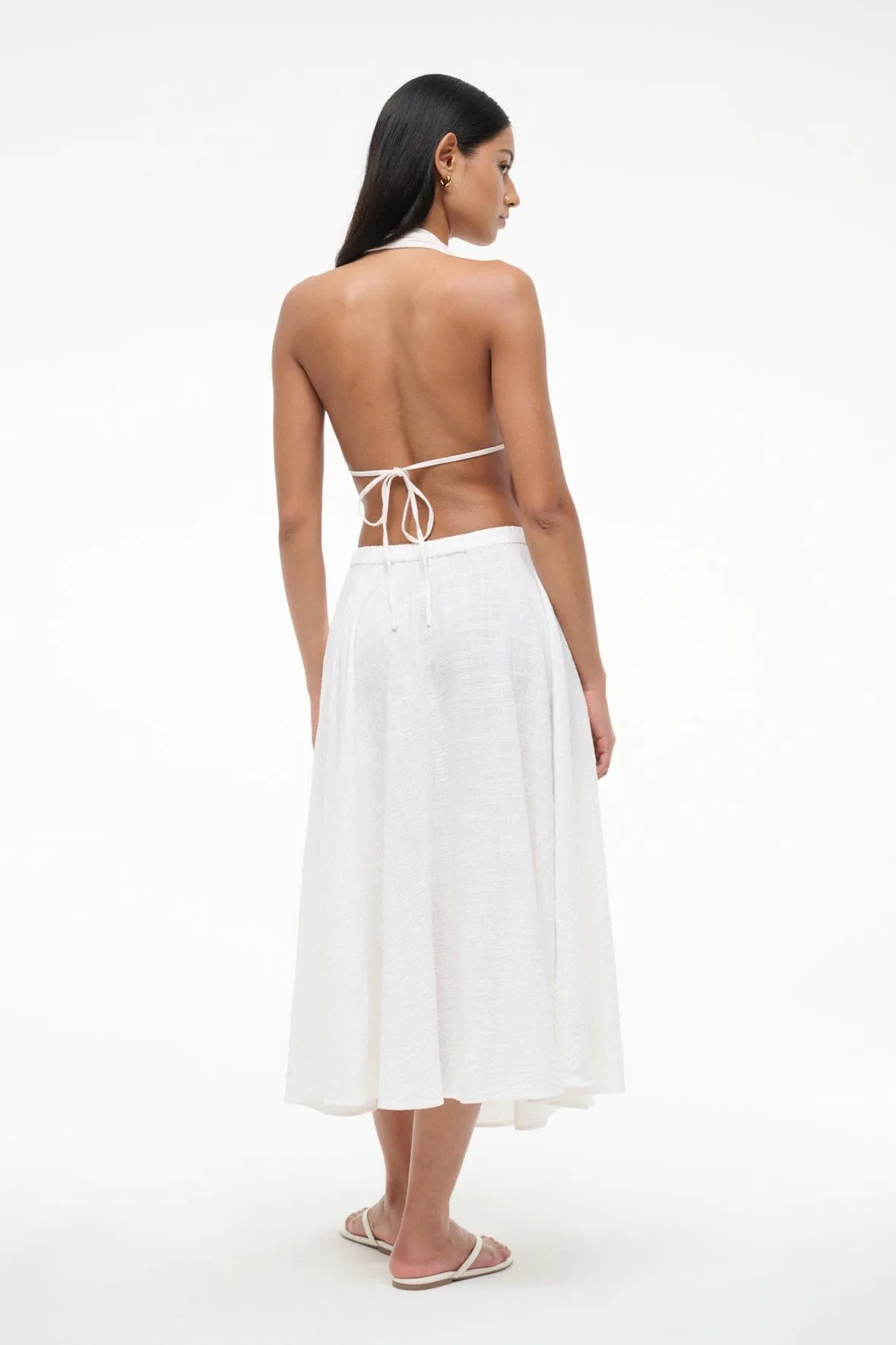 FLORES COVERUP TOP | BUTTERCREAM sold by STAUD product image thumbnail 3