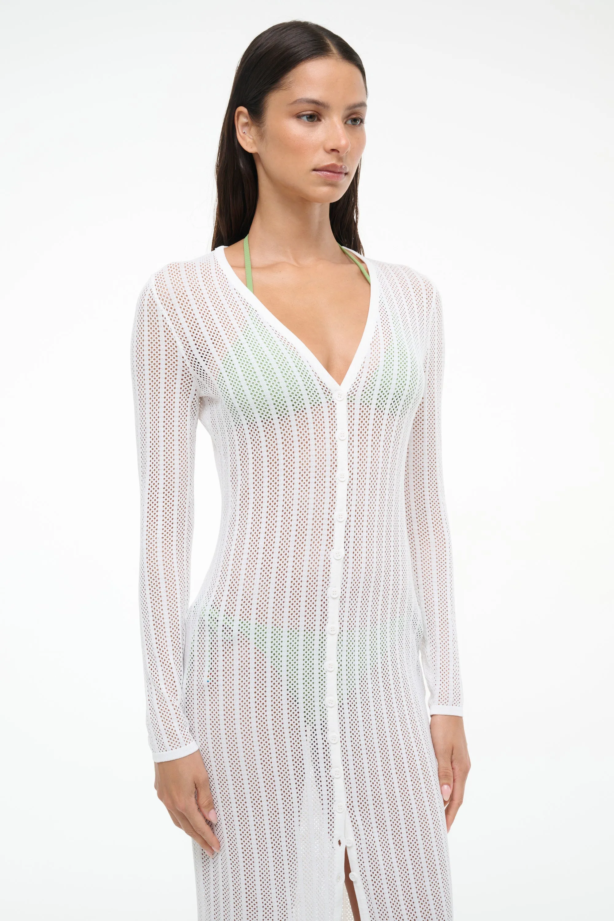 SHOKO COVERUP DRESS | IVORY sold by STAUD product image thumbnail 5