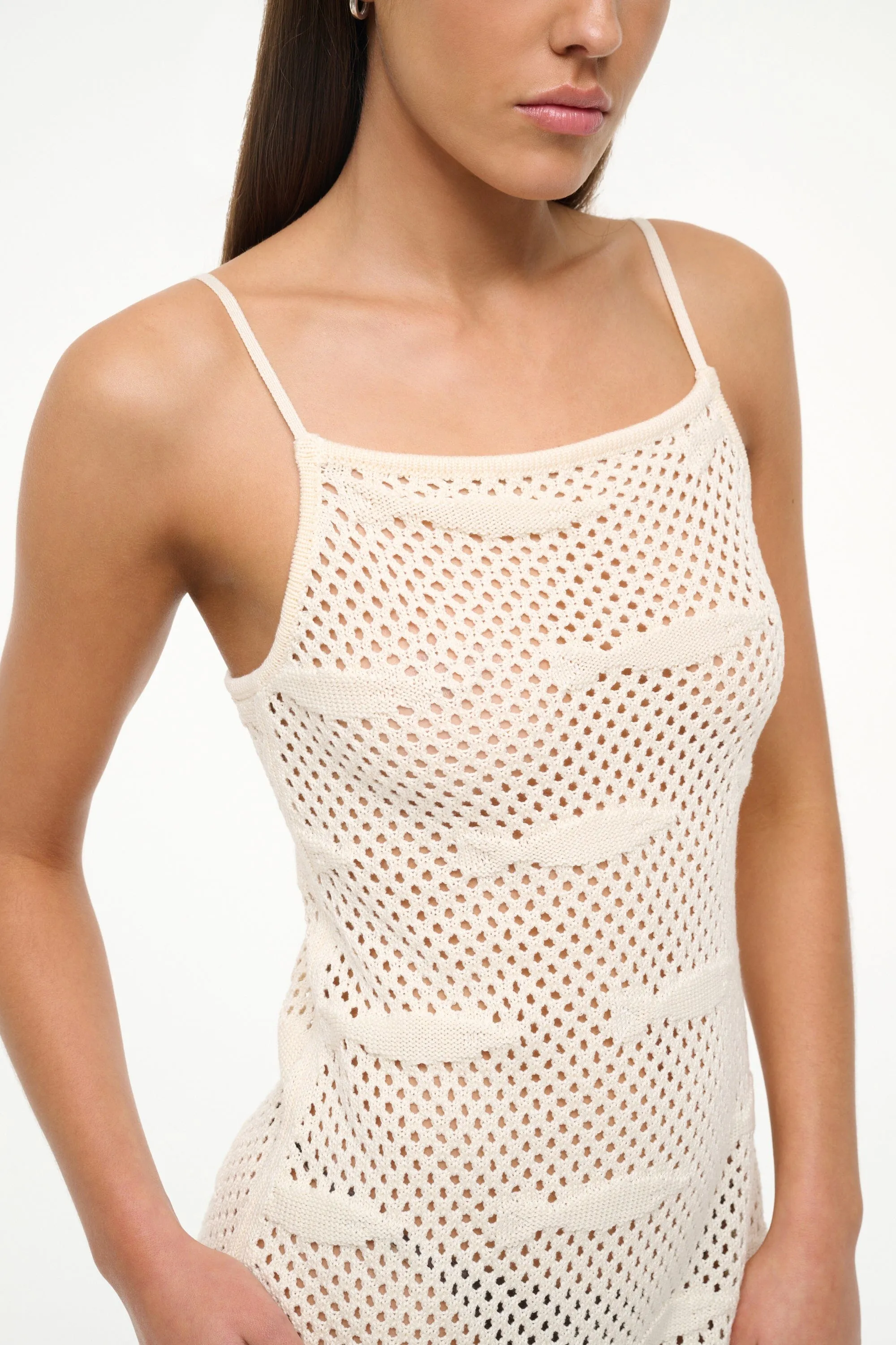 RIO COVERUP DRESS | ECRU sold by STAUD product image thumbnail 4