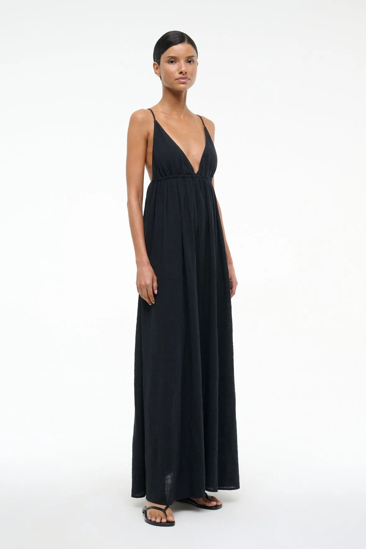 HANNA COVERUP DRESS | BLACK sold by STAUD product image thumbnail 2