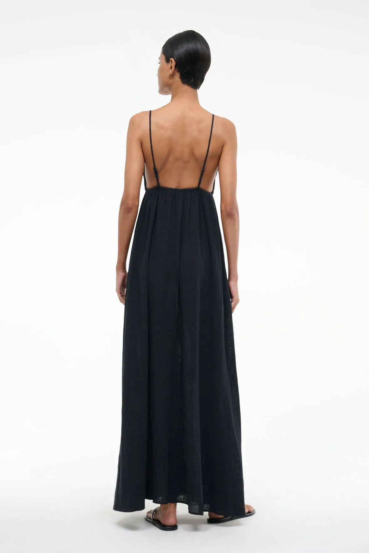 HANNA COVERUP DRESS | BLACK sold by STAUD product image thumbnail 4