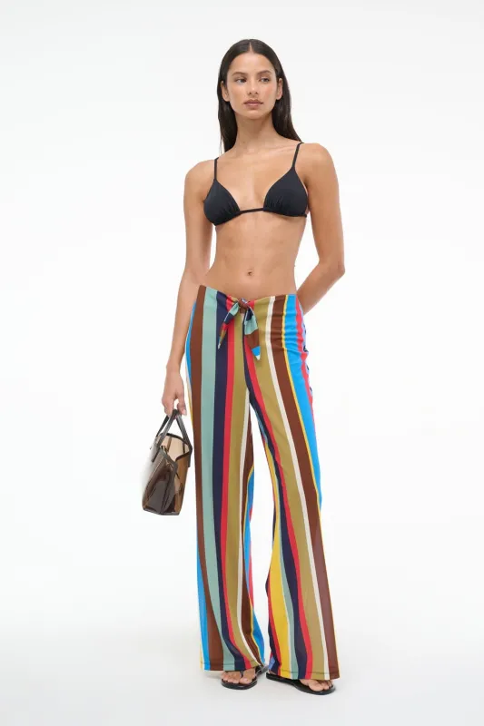 PICO COVERUP PANT | MARKET STRIPE sold by STAUD