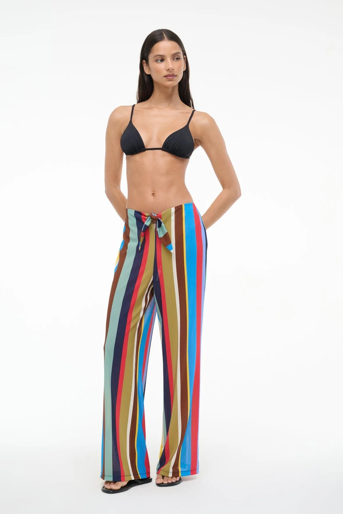 PICO COVERUP PANT | MARKET STRIPE sold by STAUD product image thumbnail 5