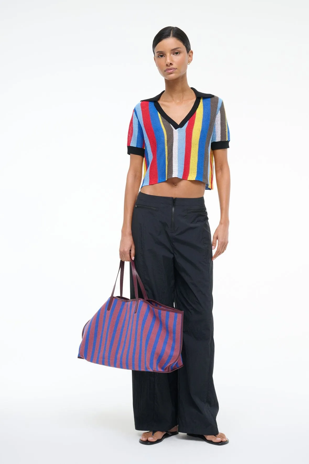 HAMEL TOP | MARKET STRIPE sold by STAUD