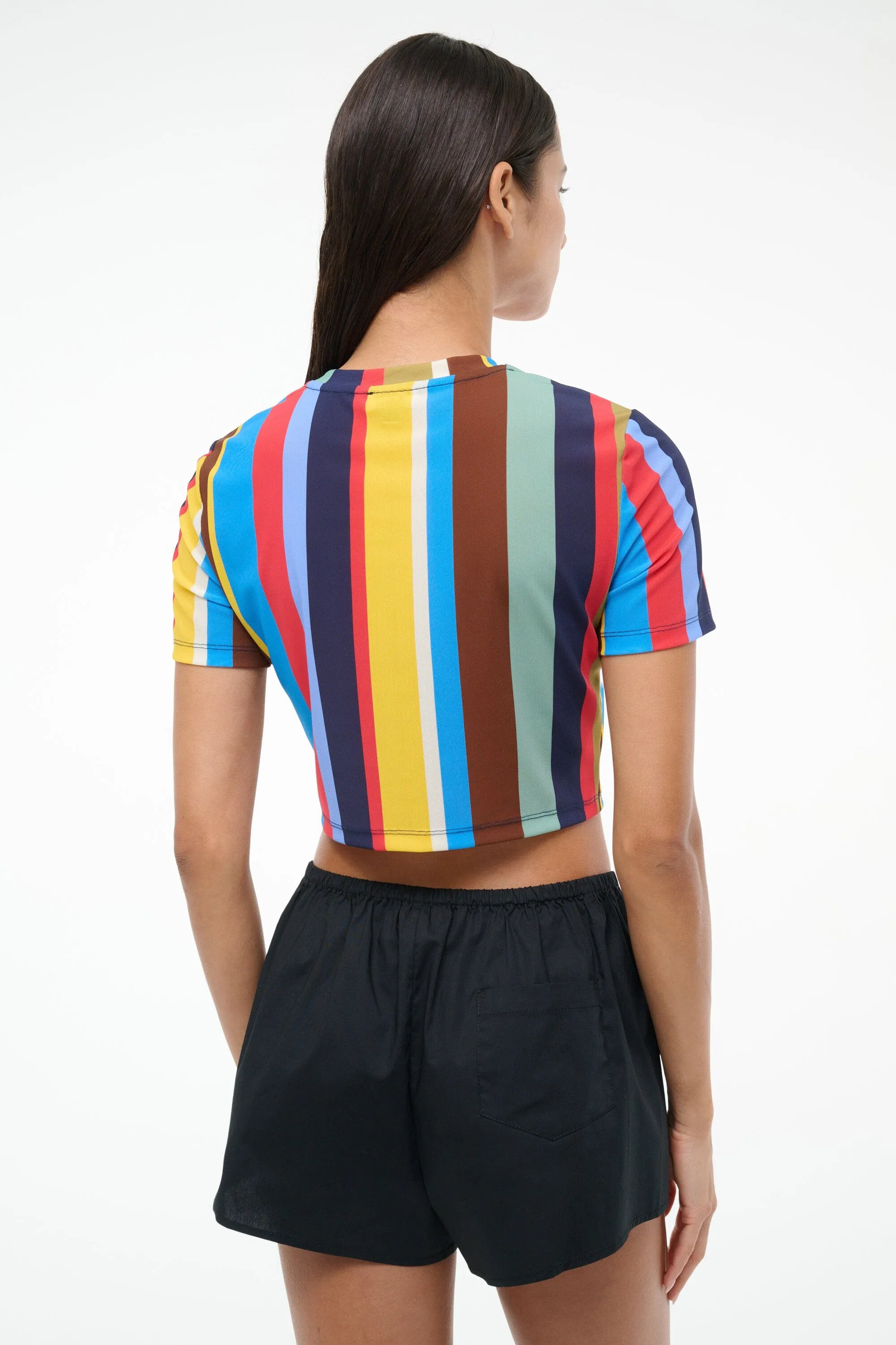 FERNANDA COVERUP TOP | MARKET STRIPE sold by STAUD product image thumbnail 4