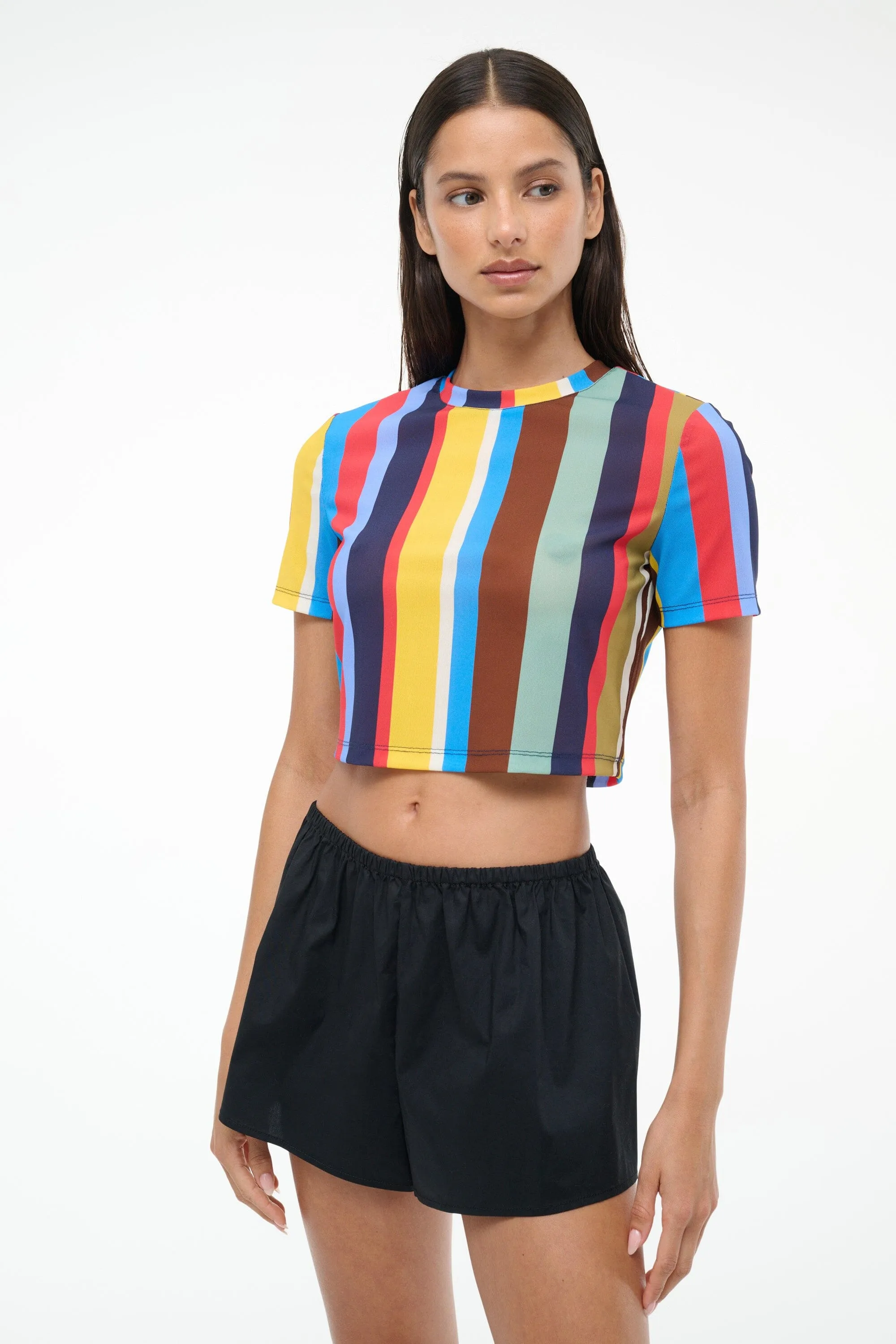 FERNANDA COVERUP TOP | MARKET STRIPE sold by STAUD product image thumbnail 3