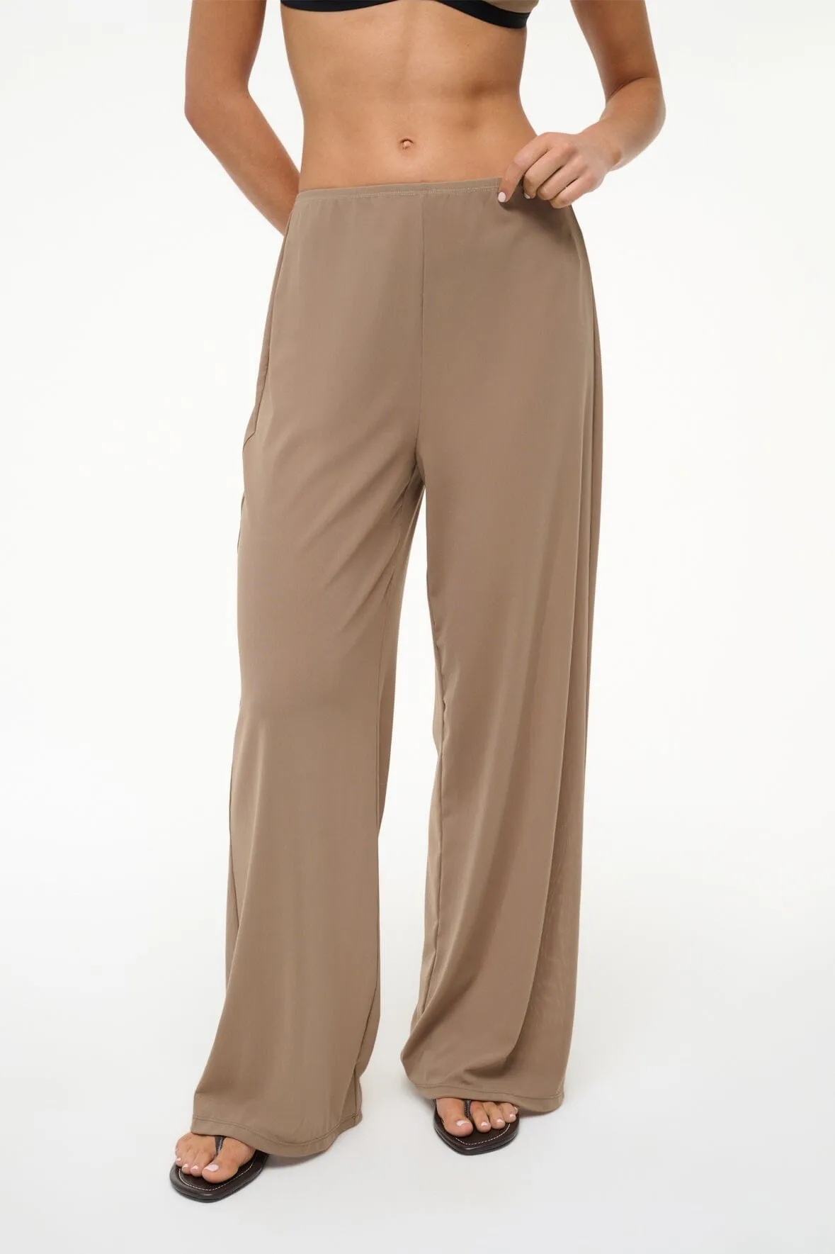 MONICA COVERUP PANT | TAUPE sold by STAUD product image thumbnail 2
