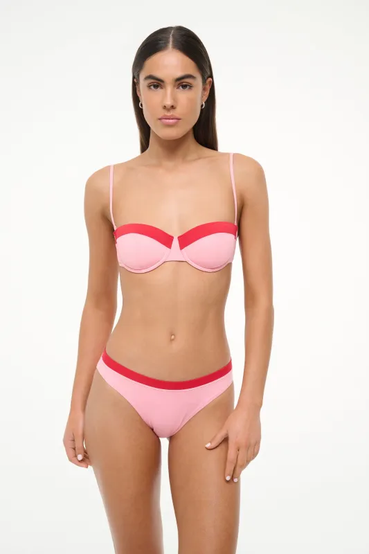 GEMMA BIKINI BOTTOM | SWEETHEART CHERRY sold by STAUD