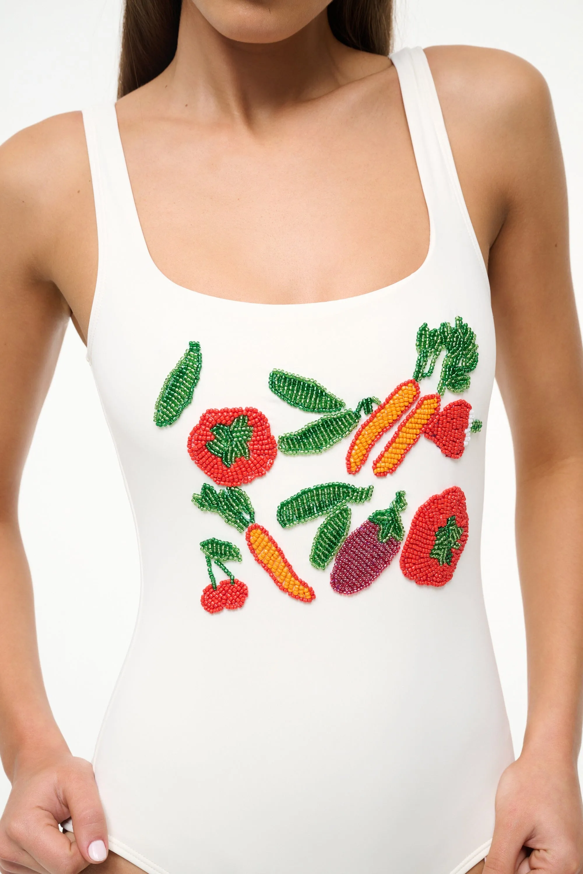 LEA BEADED ONE PIECE | CRUDITE sold by STAUD product image thumbnail 2