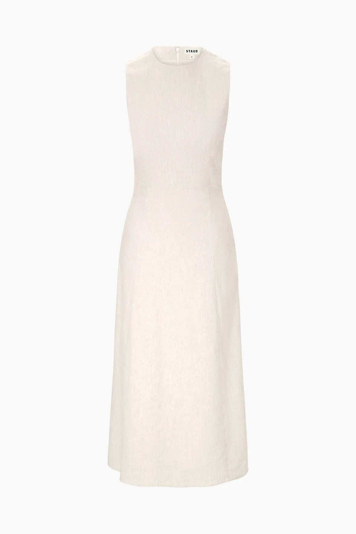 MARTINE LINEN DRESS | NATURAL sold by STAUD product image thumbnail 5