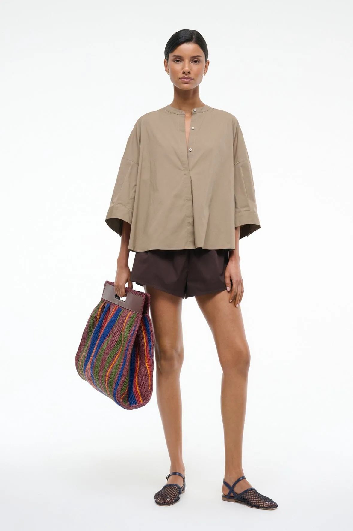 ENZO TOP | TAUPE sold by STAUD product image thumbnail 3