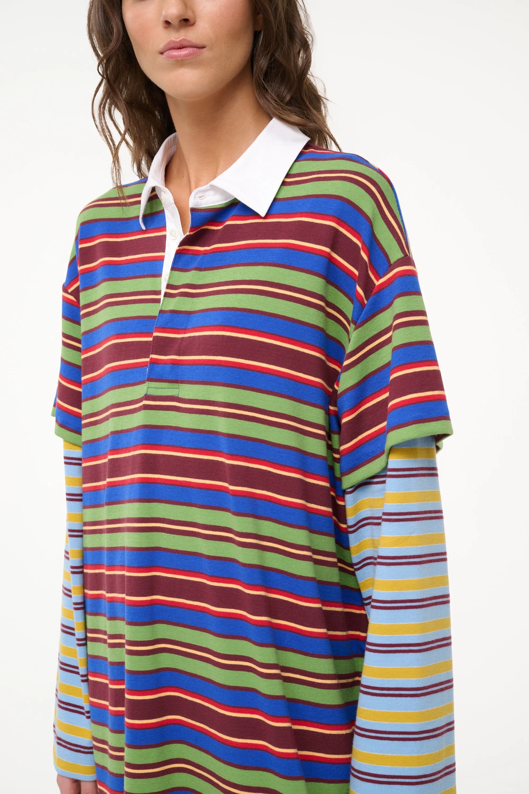 IVAR DRESS | SPECTRUM STRIPE LINUS STRIPE sold by STAUD product image thumbnail 4