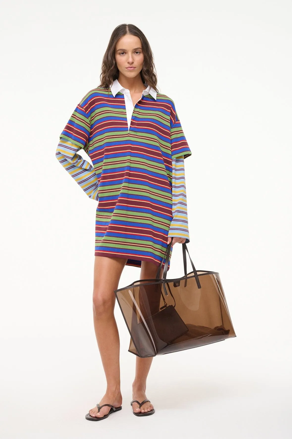 IVAR DRESS | SPECTRUM STRIPE LINUS STRIPE sold by STAUD