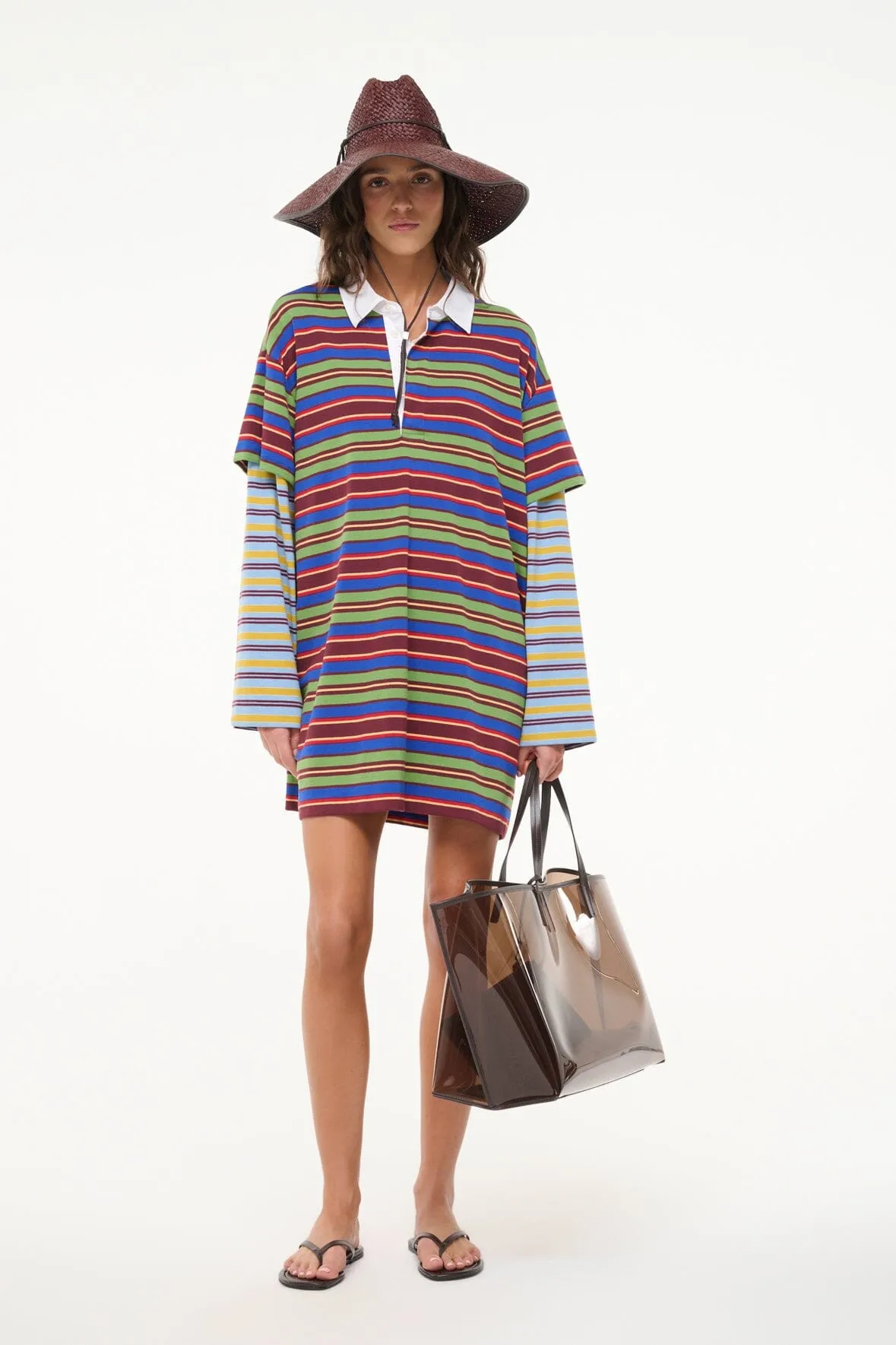 IVAR DRESS | SPECTRUM STRIPE LINUS STRIPE sold by STAUD product image thumbnail 5
