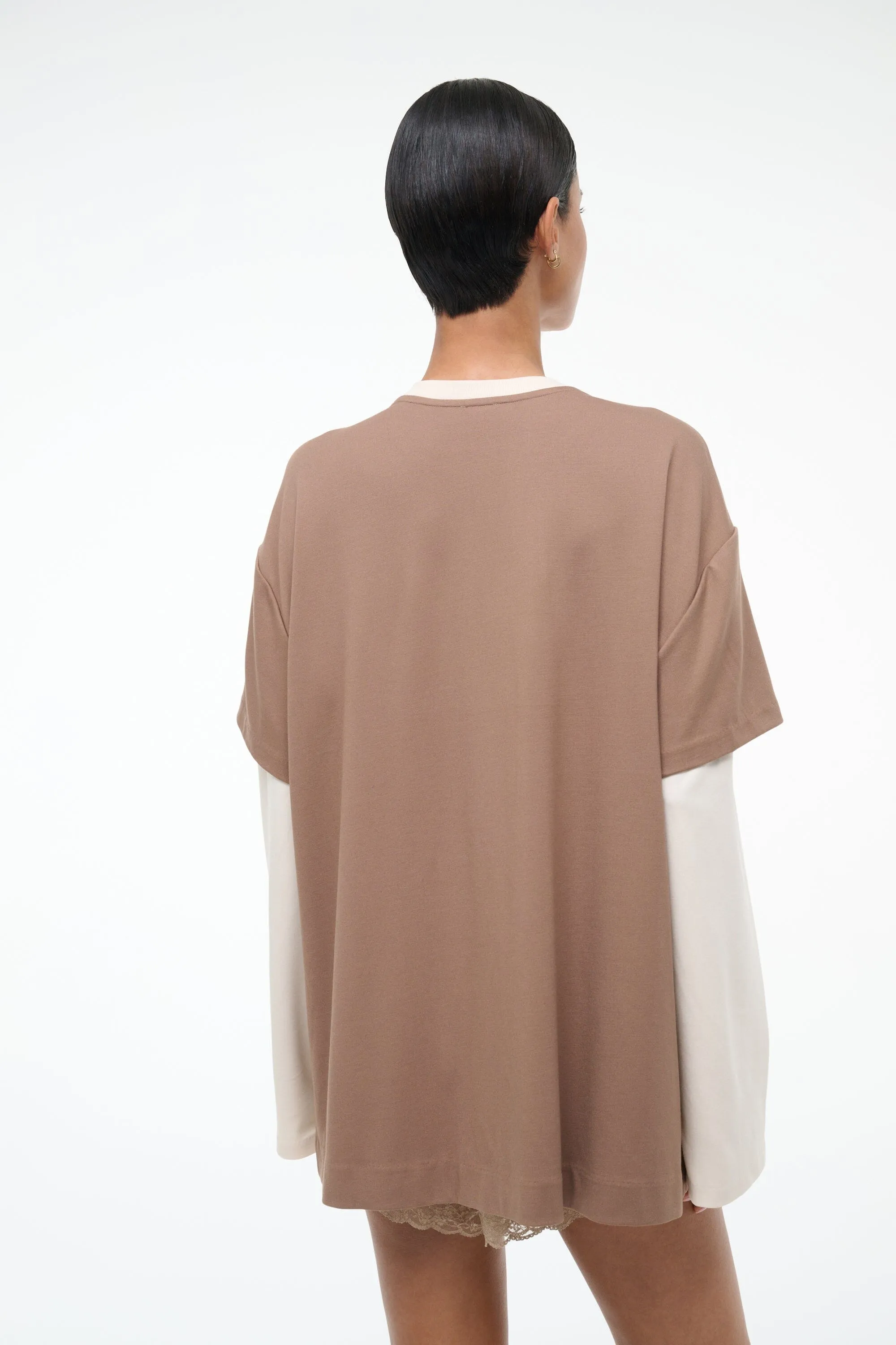 WILLIAM TEE | TAUPE ECRU sold by STAUD product image thumbnail 3