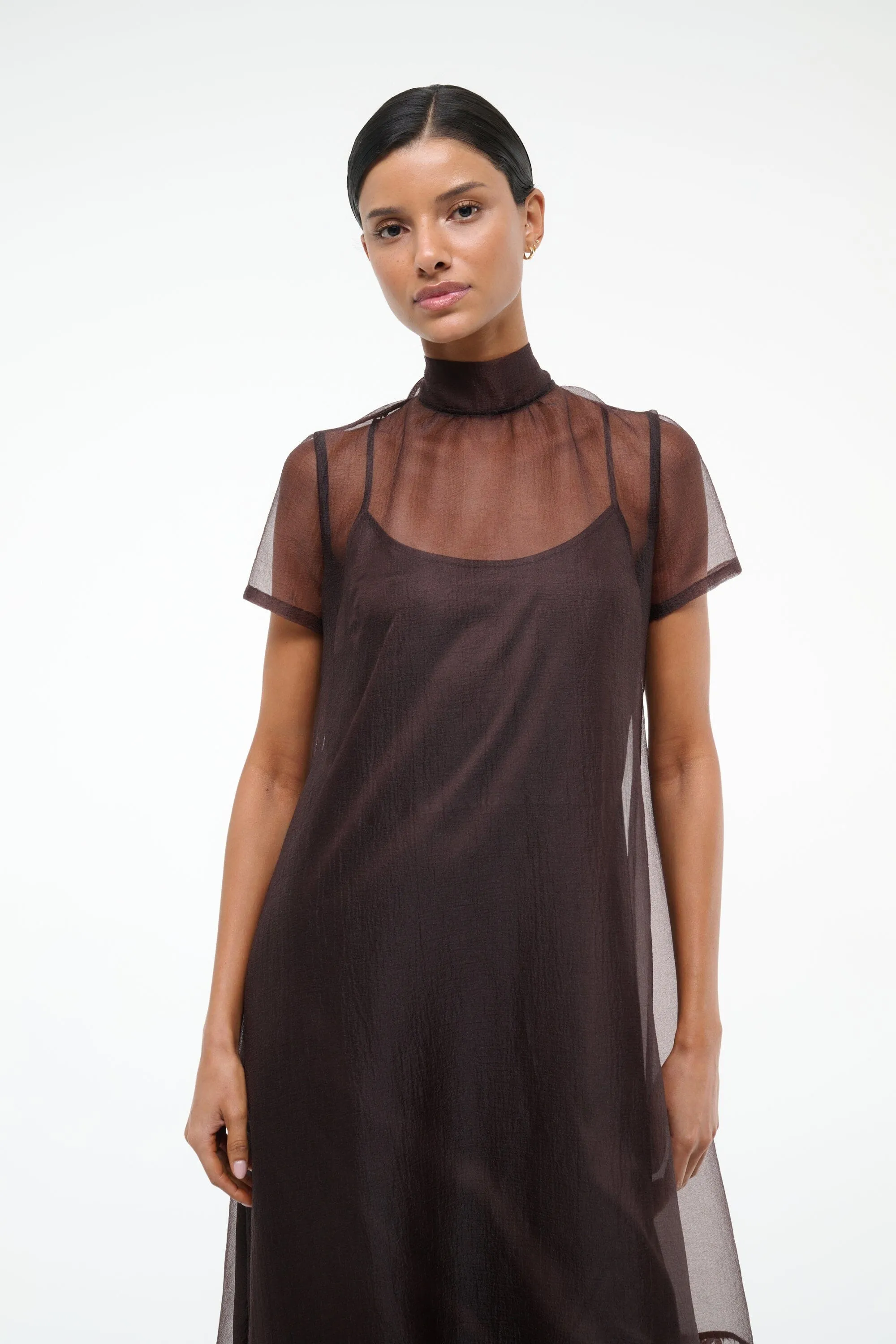CALLUNA DRESS | EARTH sold by STAUD product image thumbnail 3