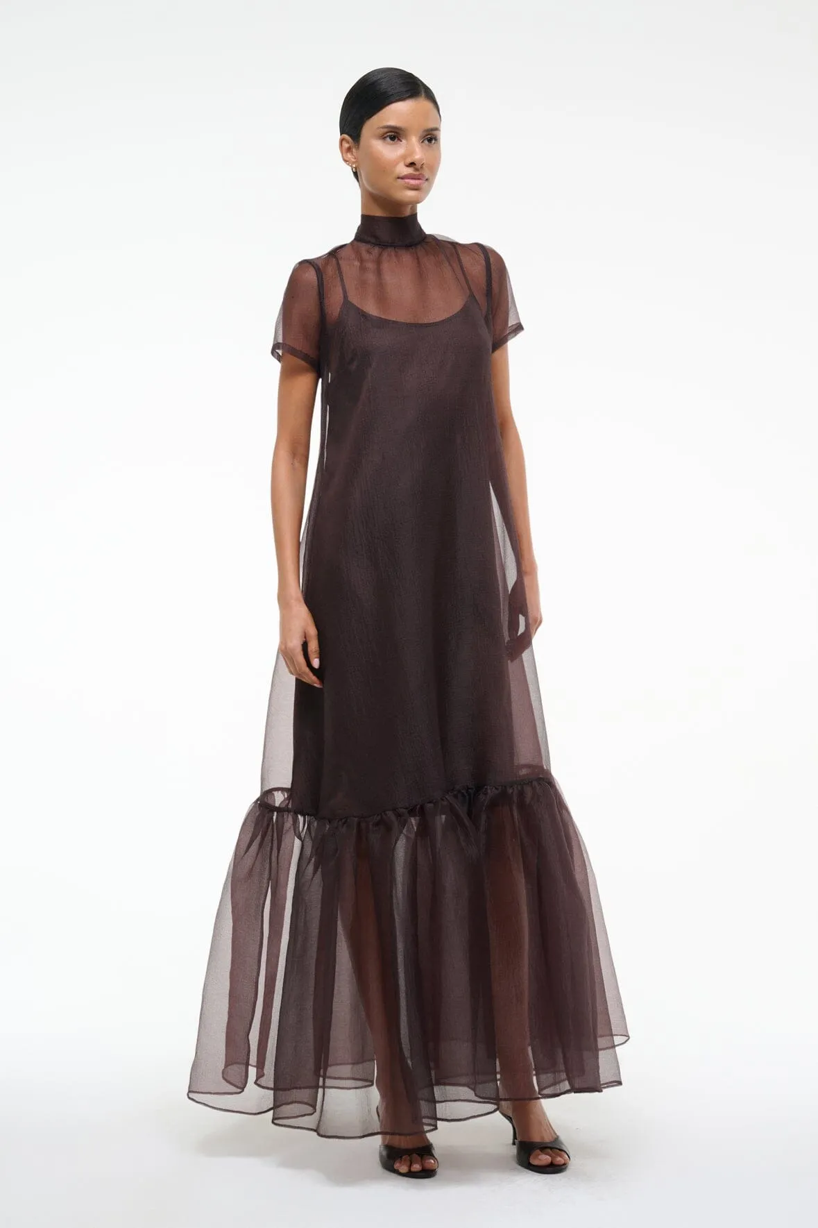 CALLUNA DRESS | EARTH sold by STAUD product image thumbnail 4