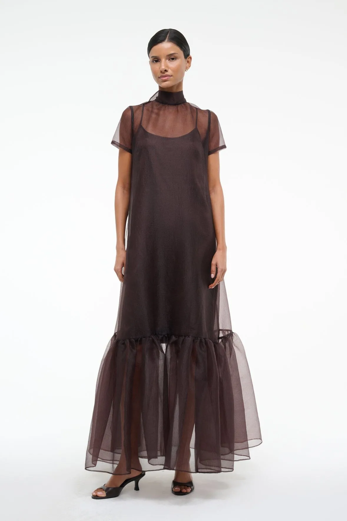 CALLUNA DRESS | EARTH sold by STAUD product image thumbnail 5