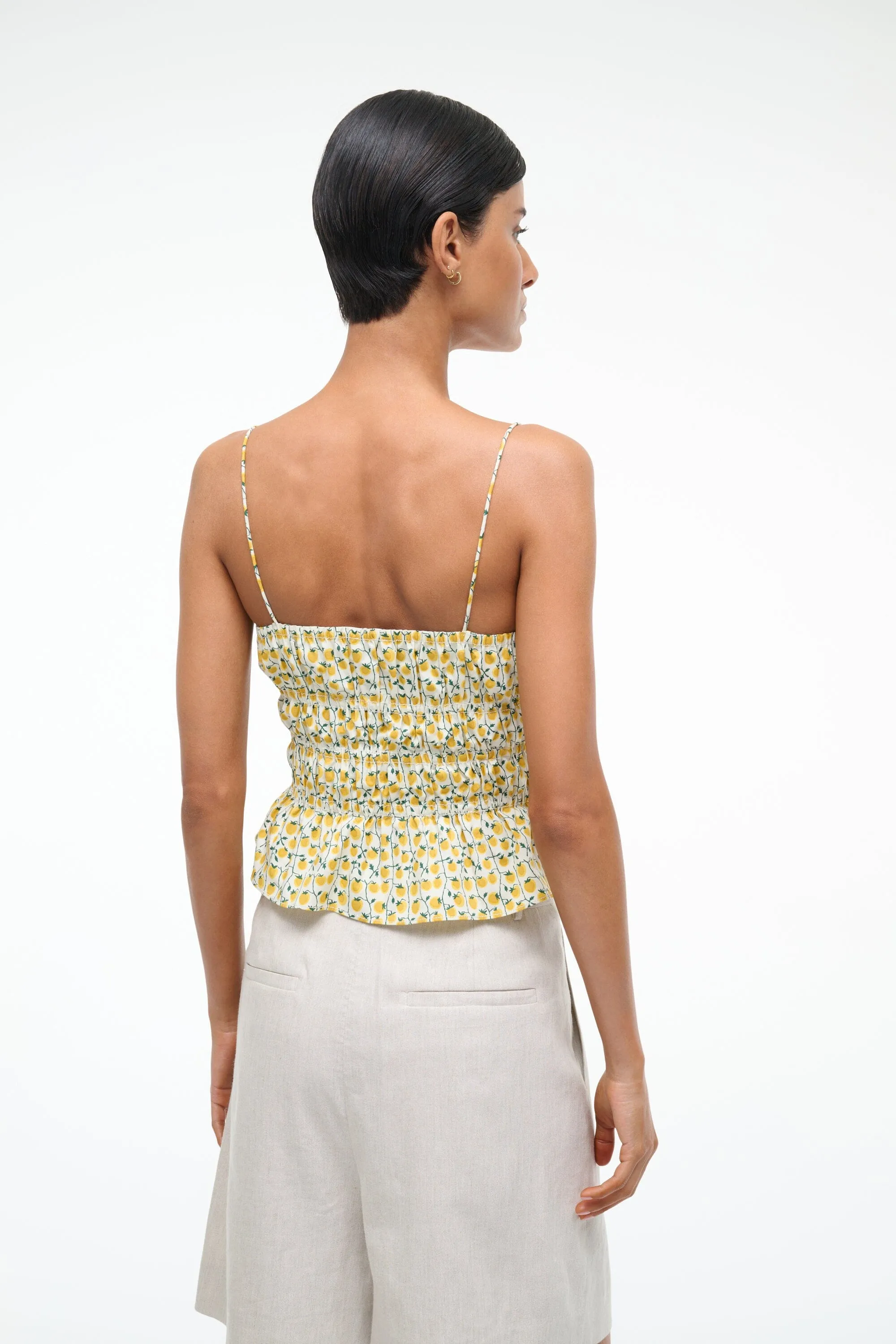 AYLA TOP | ON THE VINE GOLDEN sold by STAUD product image thumbnail 3