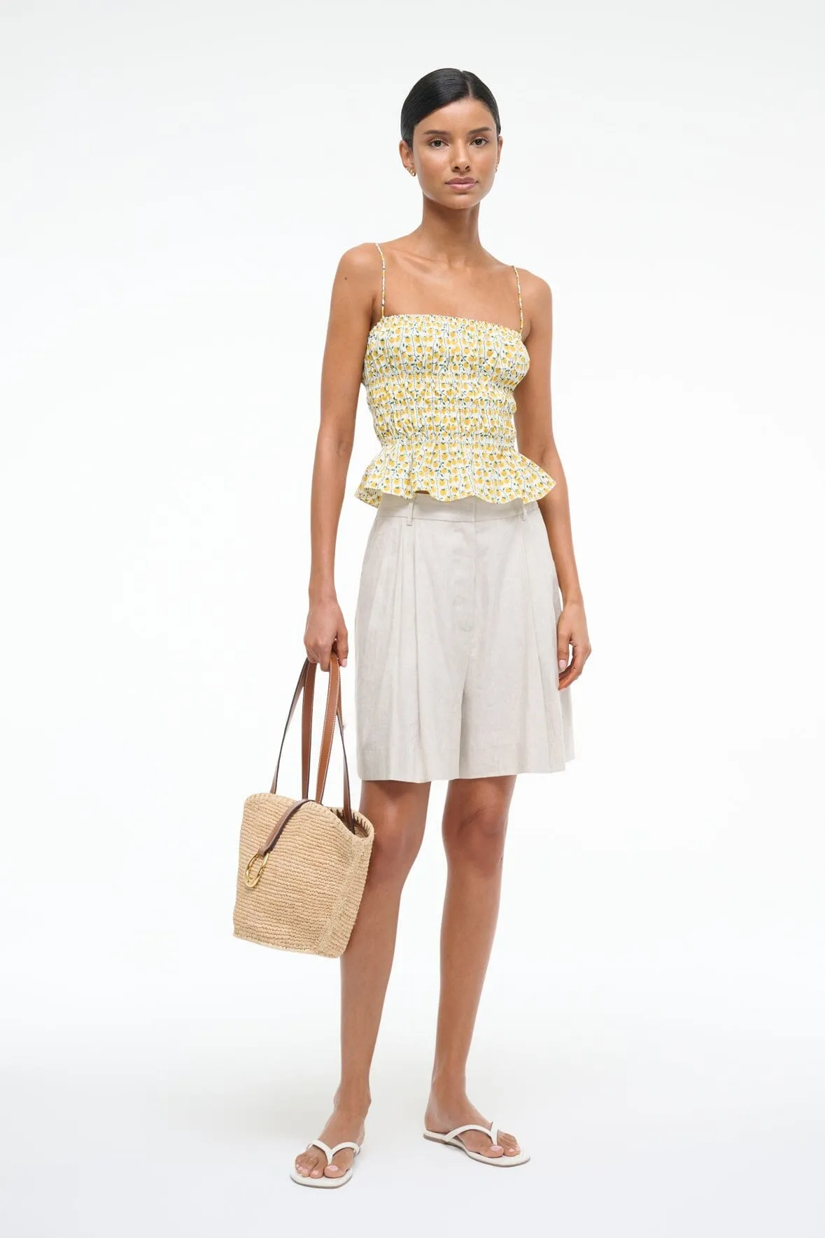 AYLA TOP | ON THE VINE GOLDEN sold by STAUD product image thumbnail 2