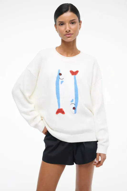 GIADA SWEATER | PIER IVORY sold by STAUD