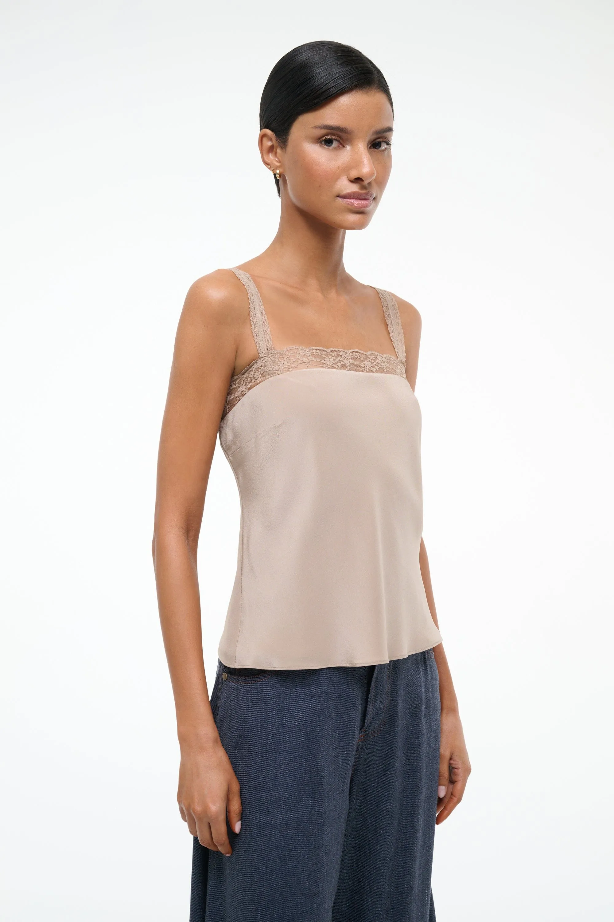 VERONICA SILK TOP | DUNE sold by STAUD product image thumbnail 3