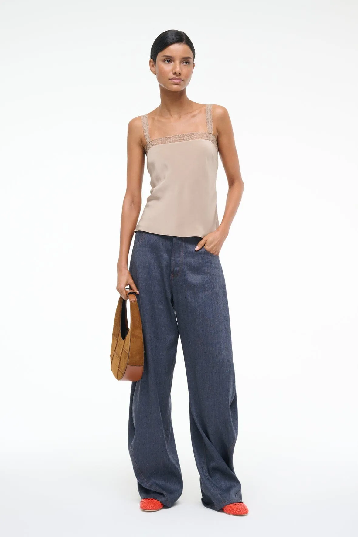 VERONICA SILK TOP | DUNE sold by STAUD product image thumbnail 2