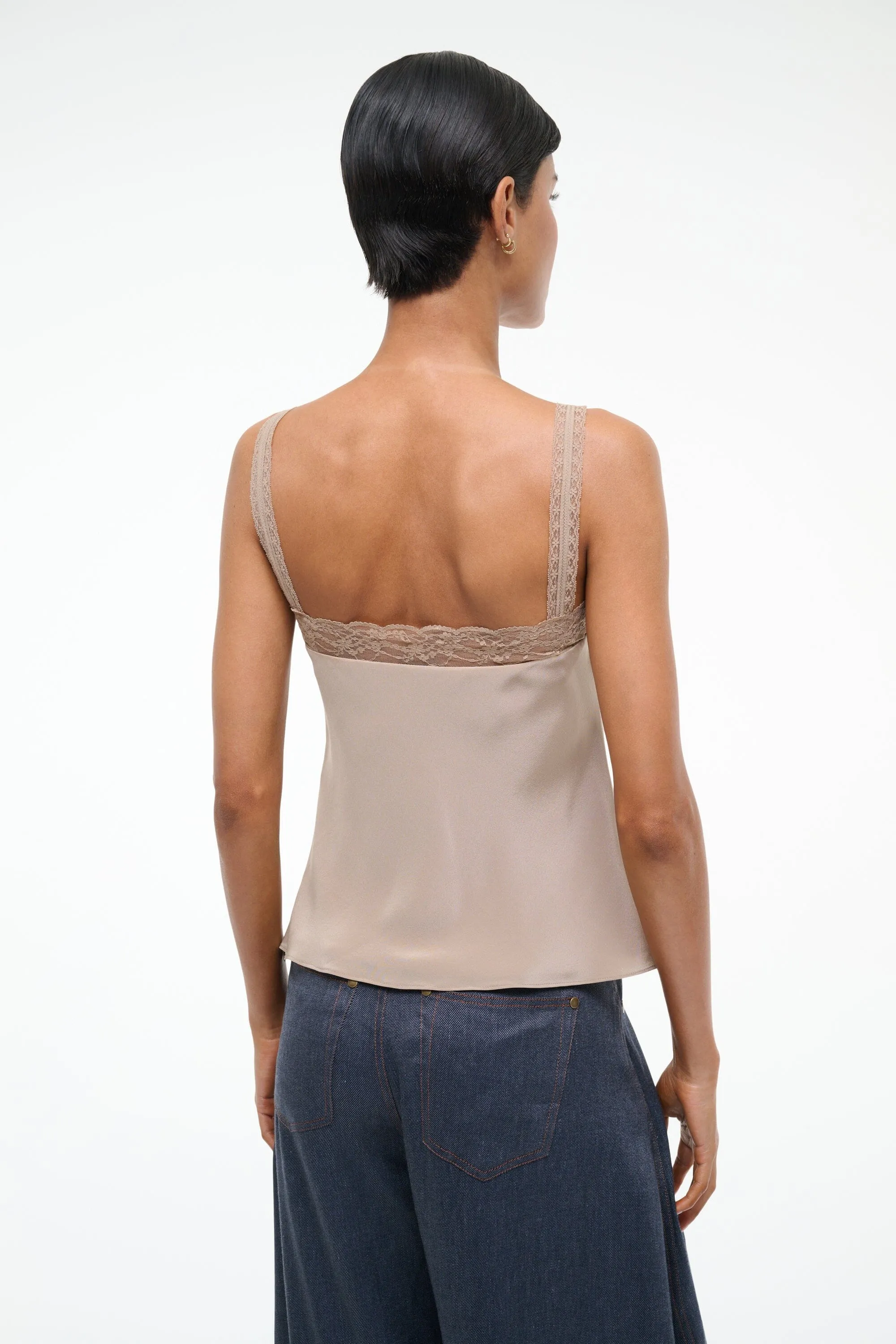 VERONICA SILK TOP | DUNE sold by STAUD product image thumbnail 4
