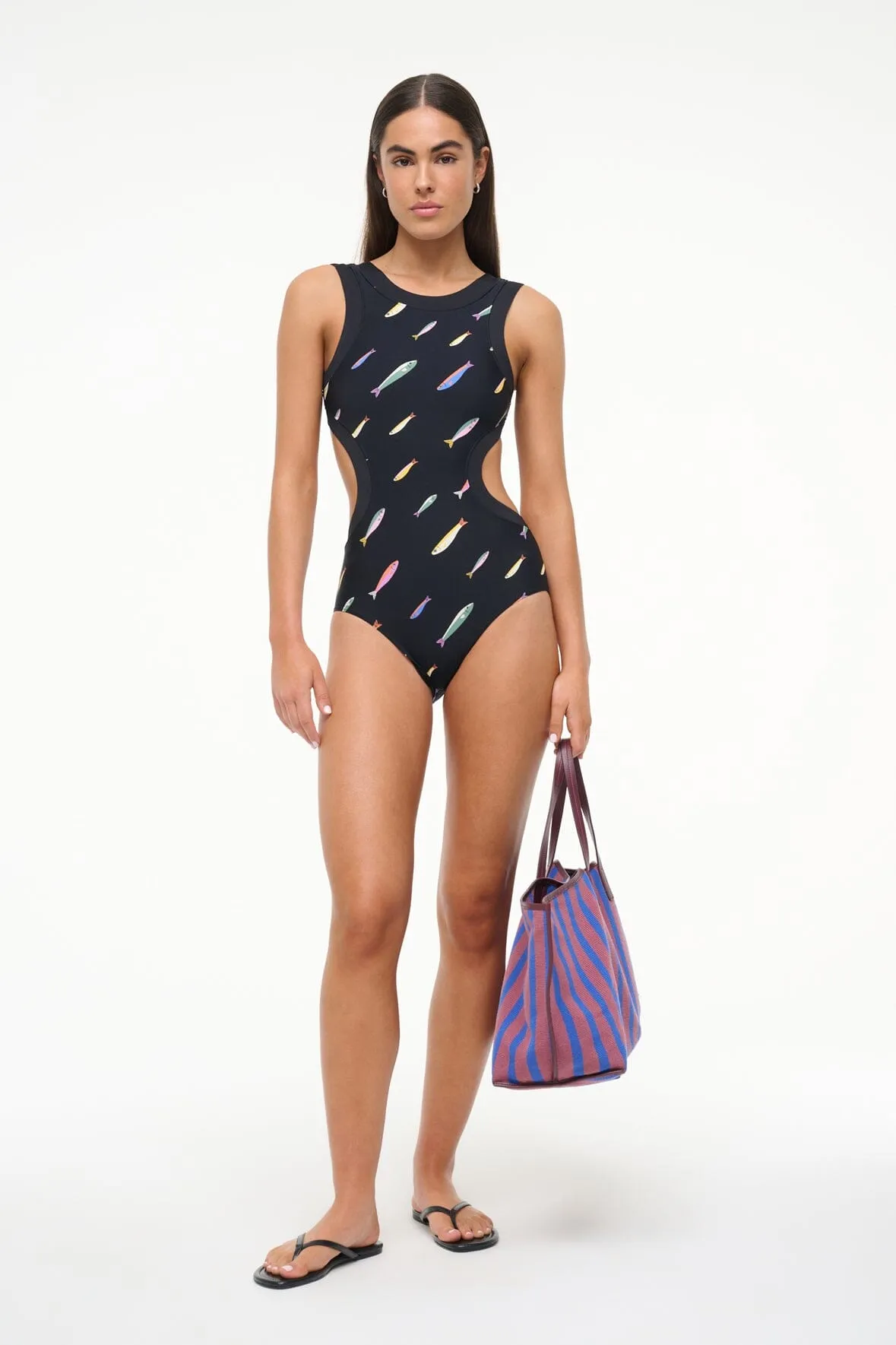 DOLCE ONE PIECE | POP SARDINES BLACK sold by STAUD