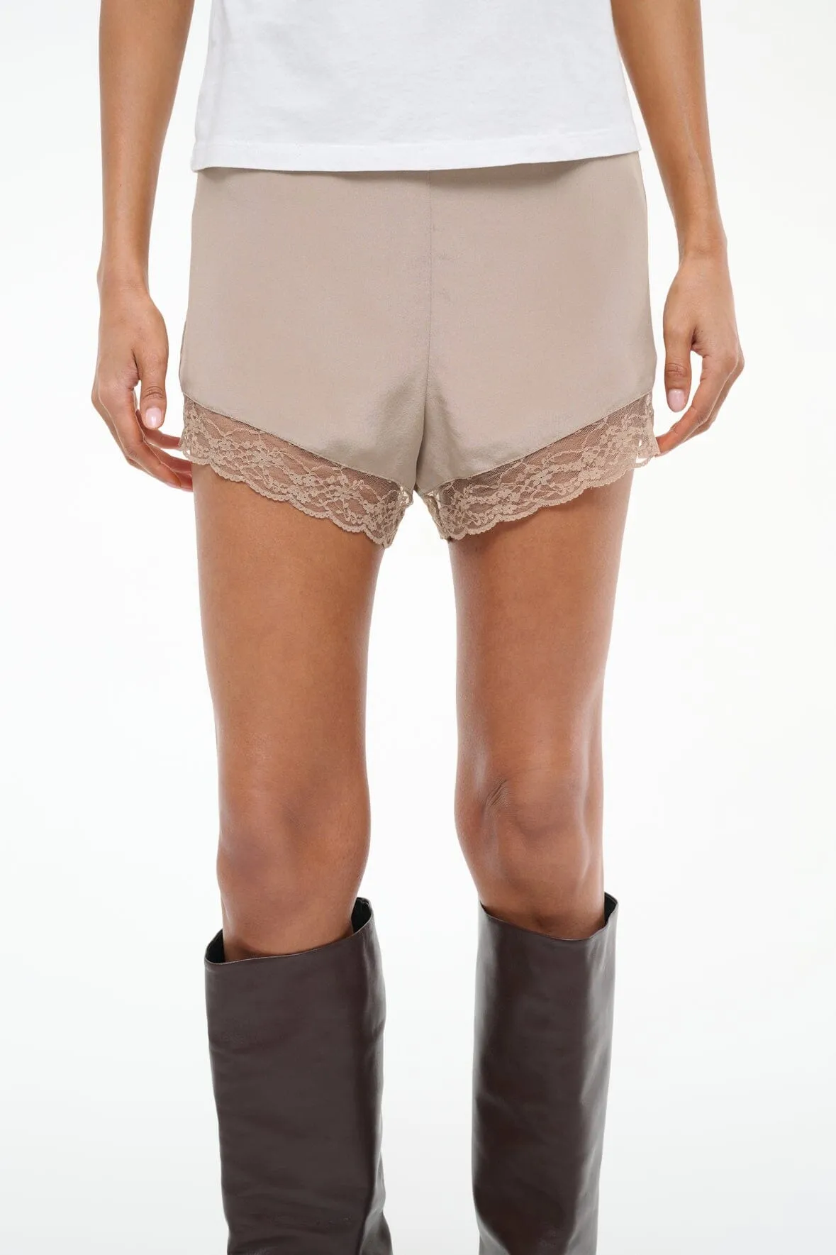 VON SILK SHORT | DUNE sold by STAUD product image thumbnail 3