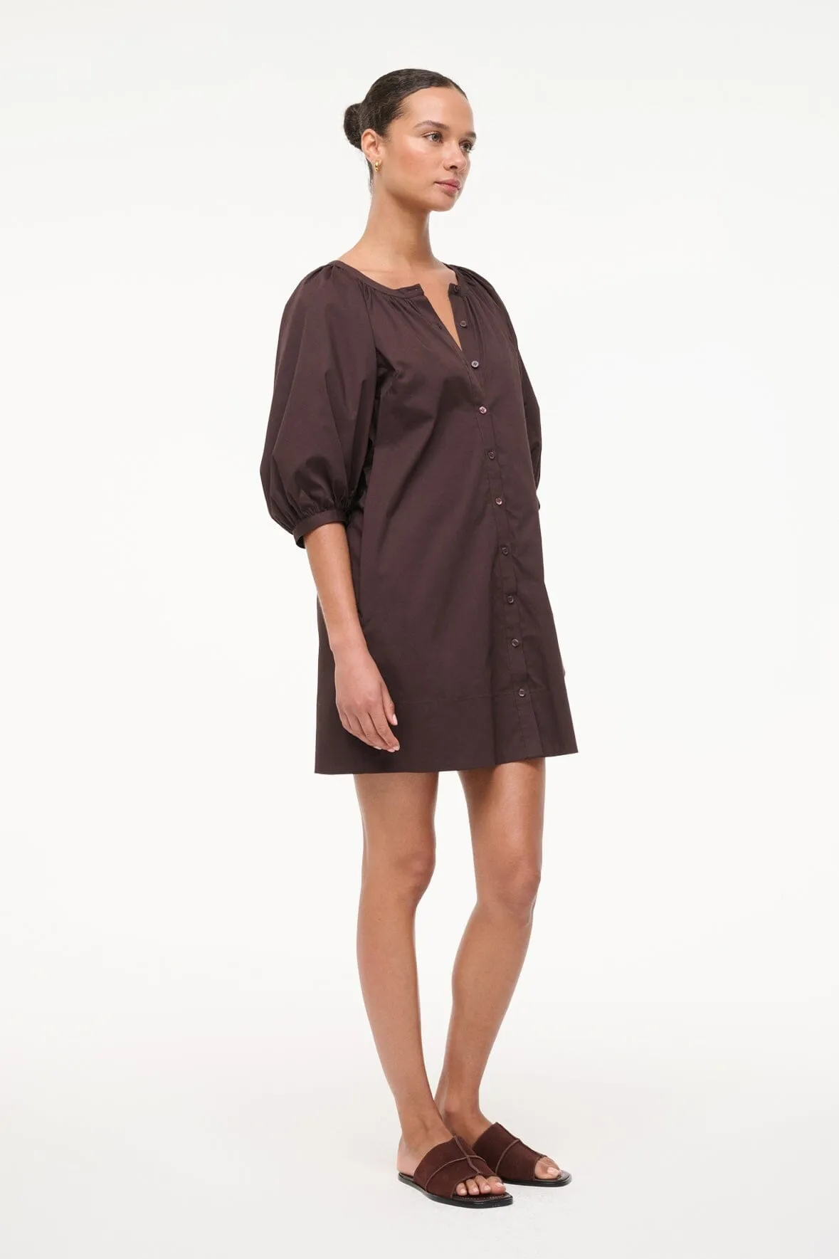 MINI VINCENT DRESS | EARTH sold by STAUD product image thumbnail 3