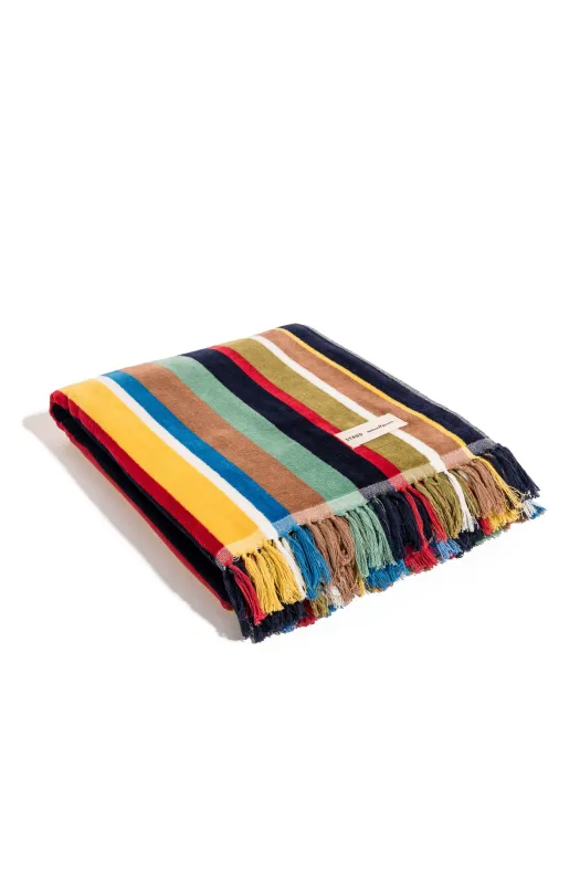 STAUD x BUSINESS & PLEASURE CO. BEACH TOWEL | MARKET STRIPE sold by STAUD