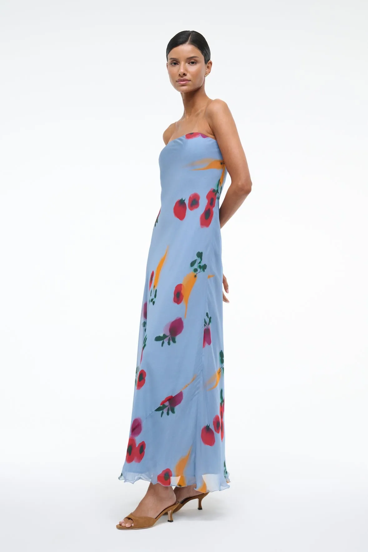 CASSIE DRESS | FARMERS MARKET SLATE sold by STAUD product image thumbnail 2