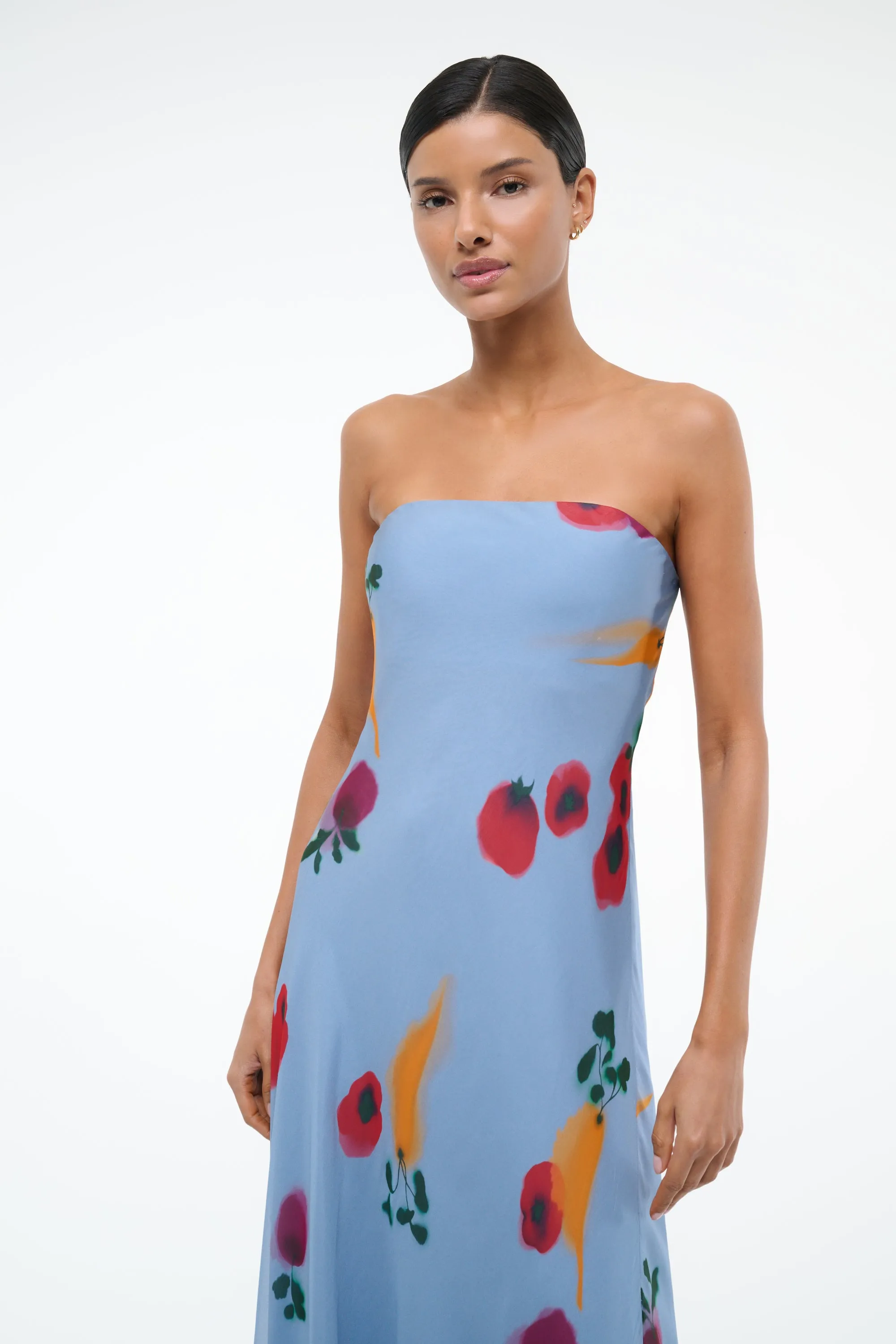 CASSIE DRESS | FARMERS MARKET SLATE sold by STAUD product image thumbnail 4