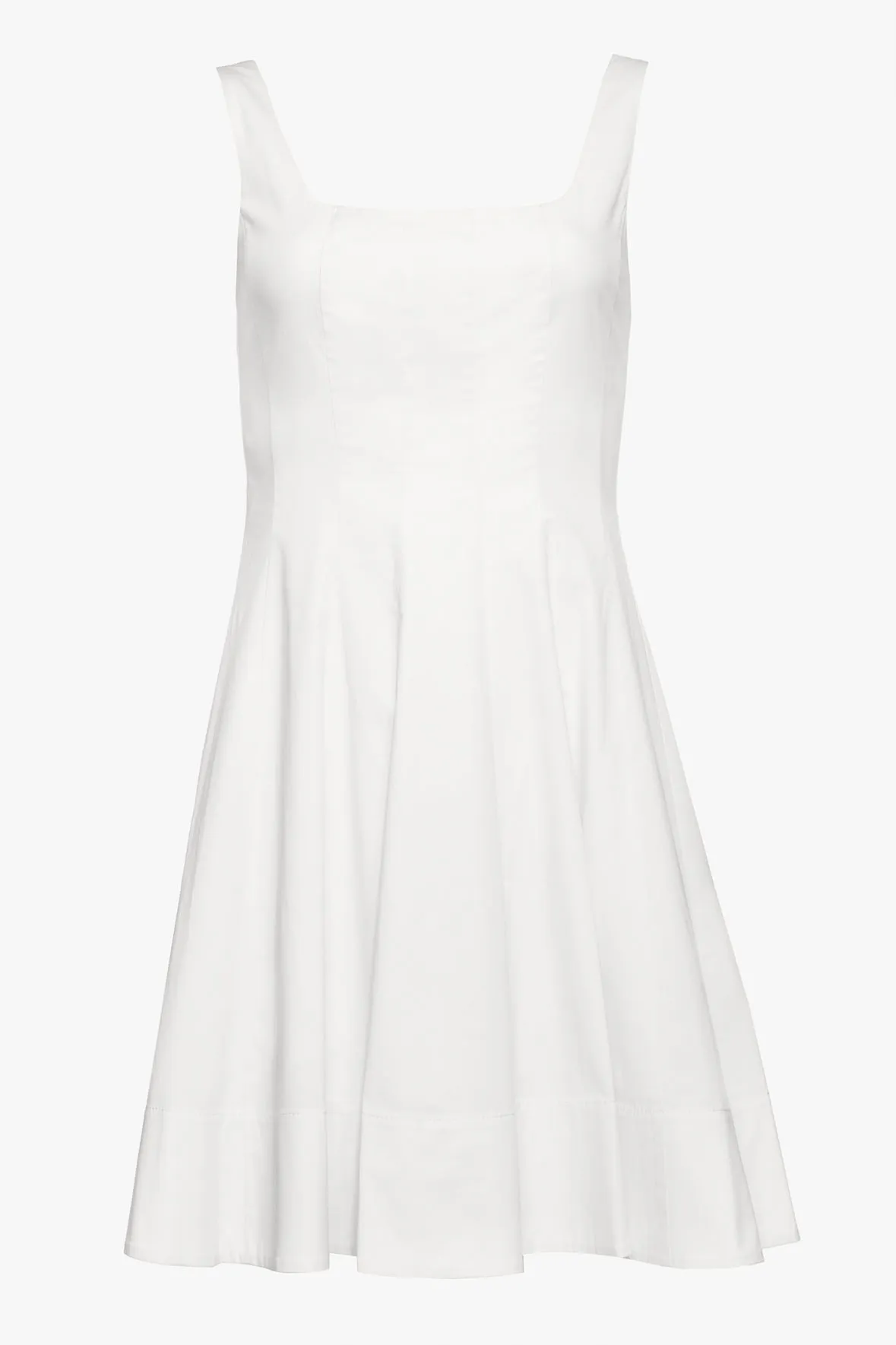 MINI WELLS DRESS | WHITE sold by STAUD product image thumbnail 5