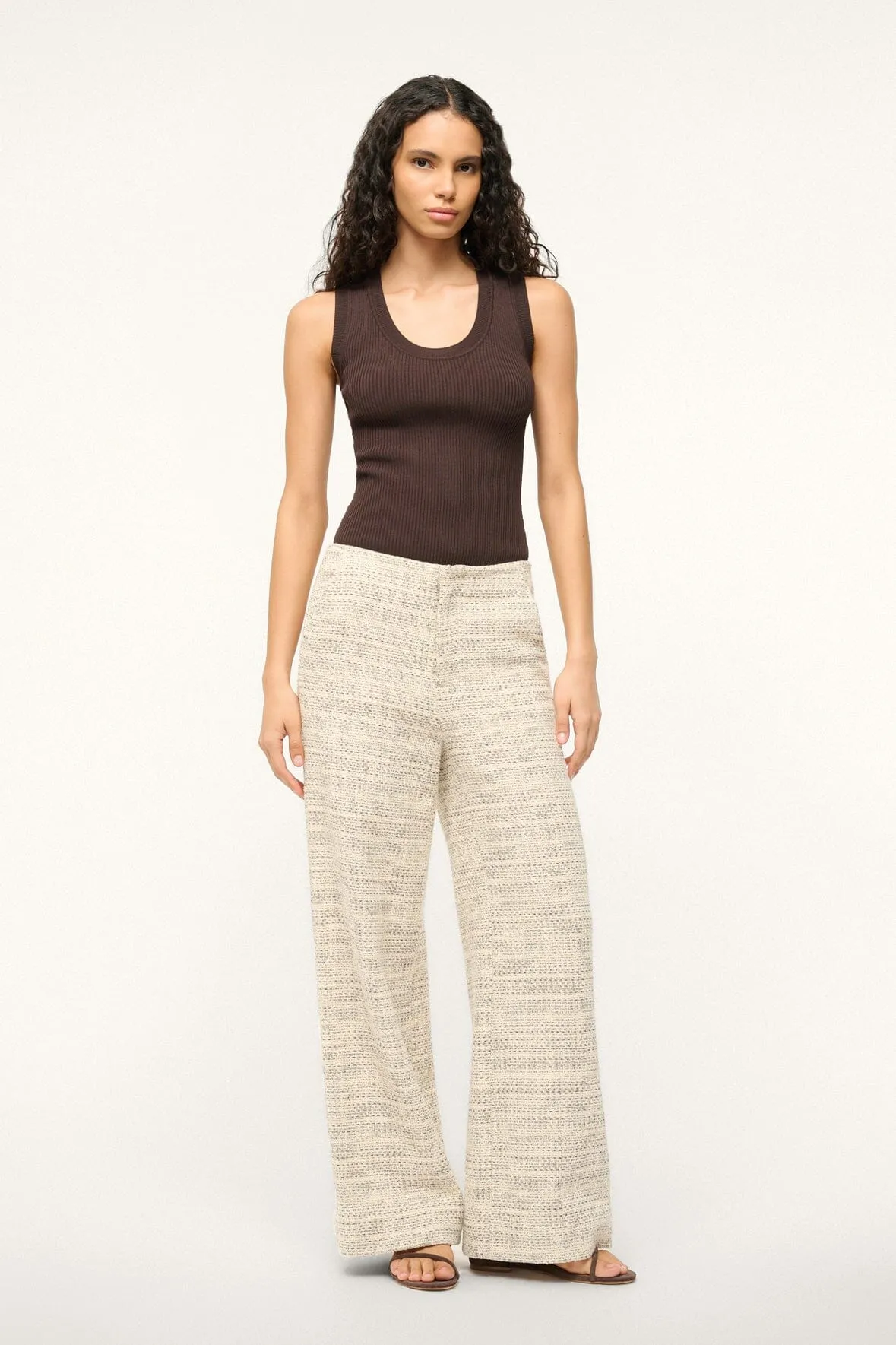 LILIA PANT | IVORY MULTI sold by STAUD product image thumbnail 3