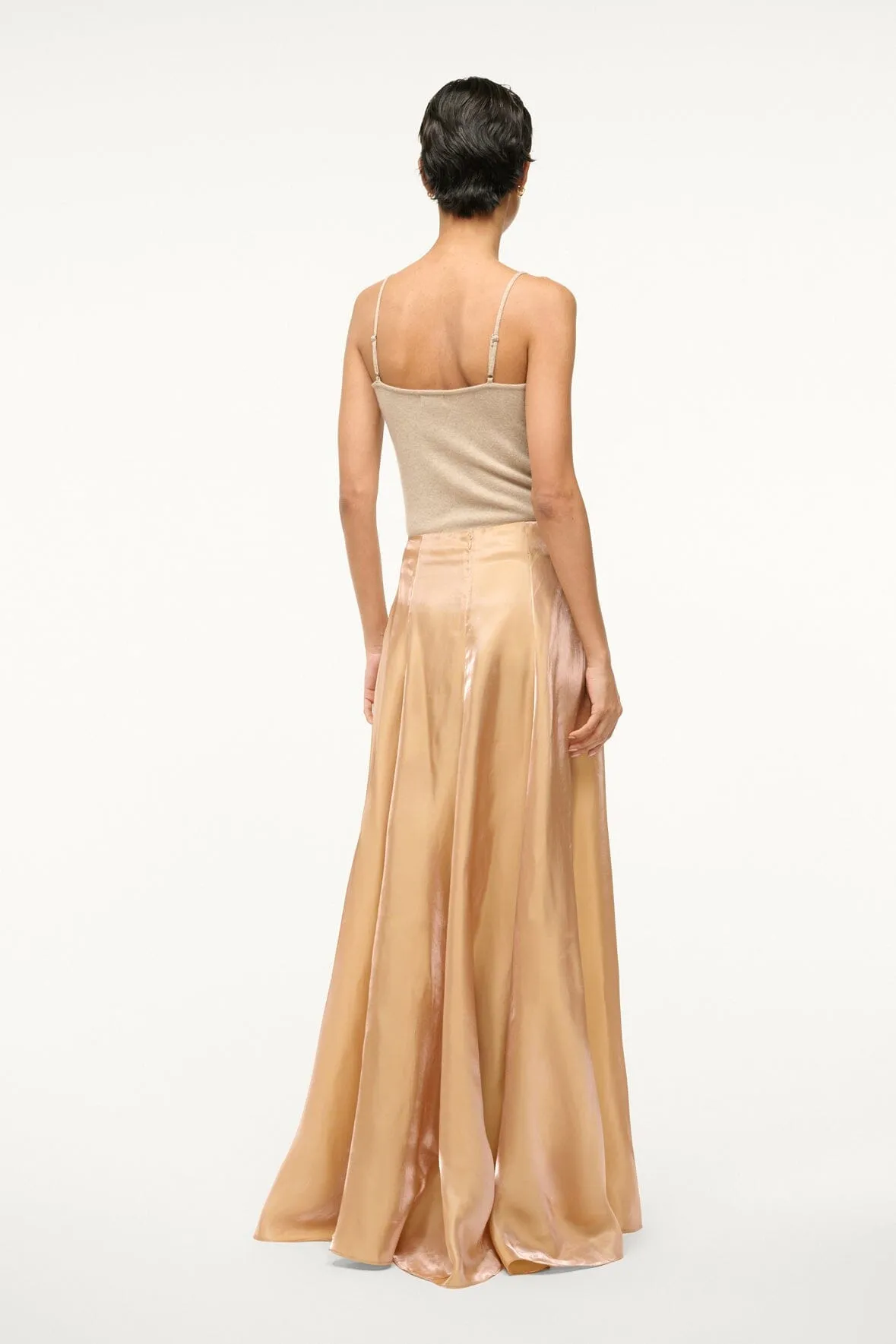 VINCENZO SKIRT | ROSE GOLD sold by STAUD product image thumbnail 4