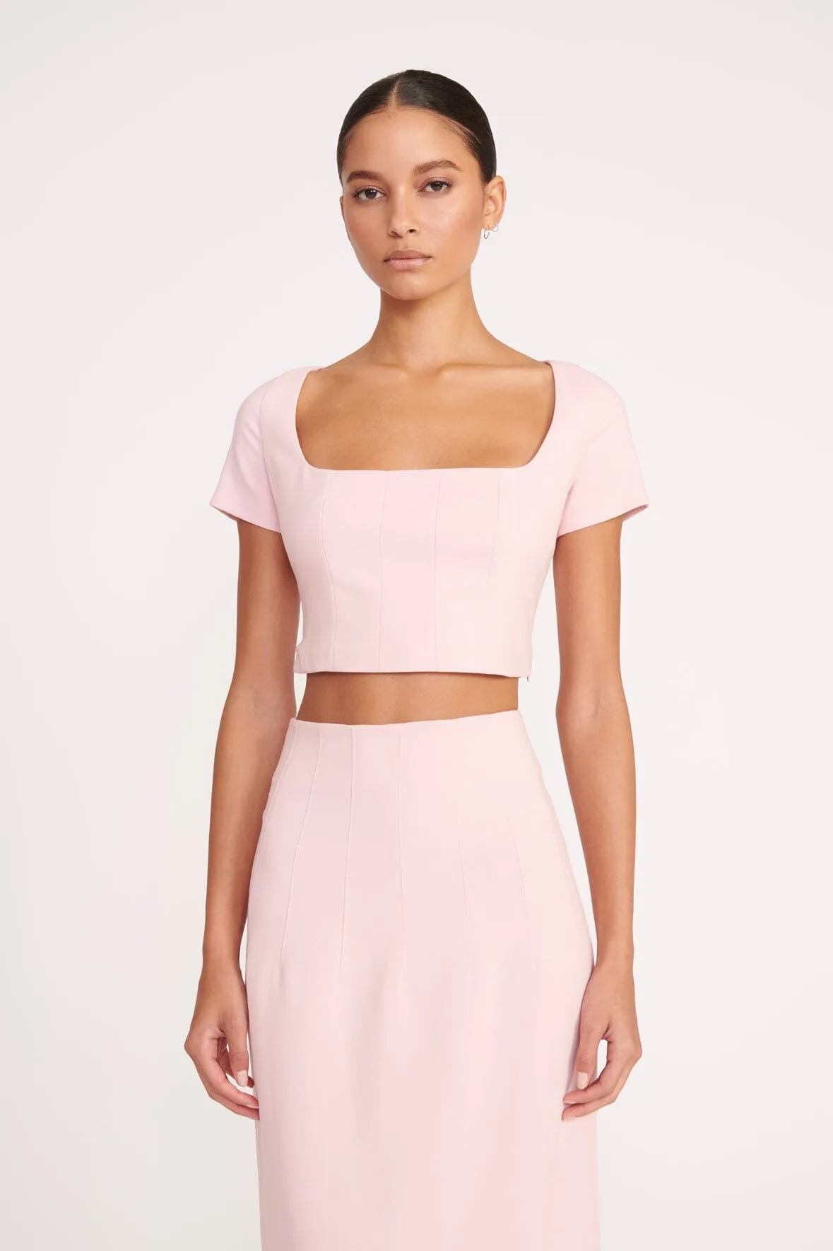 JEREMIAH SKIRT | CHERRY BLOSSOM sold by STAUD product image thumbnail 2